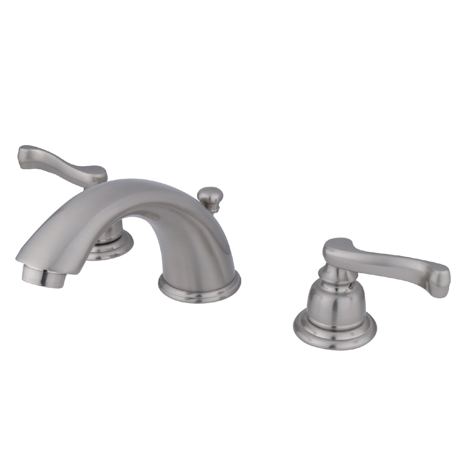 Kingston Brass Royale Brushed Nickel Widespread 2 Handle Bathroom Sink Faucet With Drain 294 4250