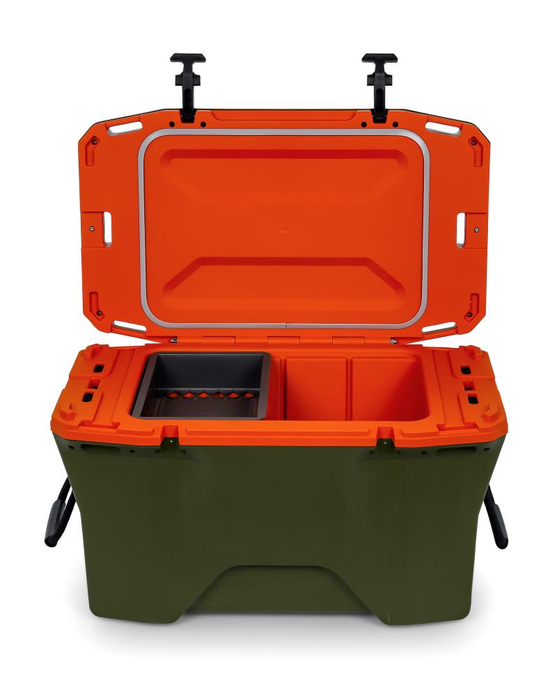 CAMCO Currituck Olive/Orange 30-Quart Insulated Chest Cooler in the  Portable Coolers department at