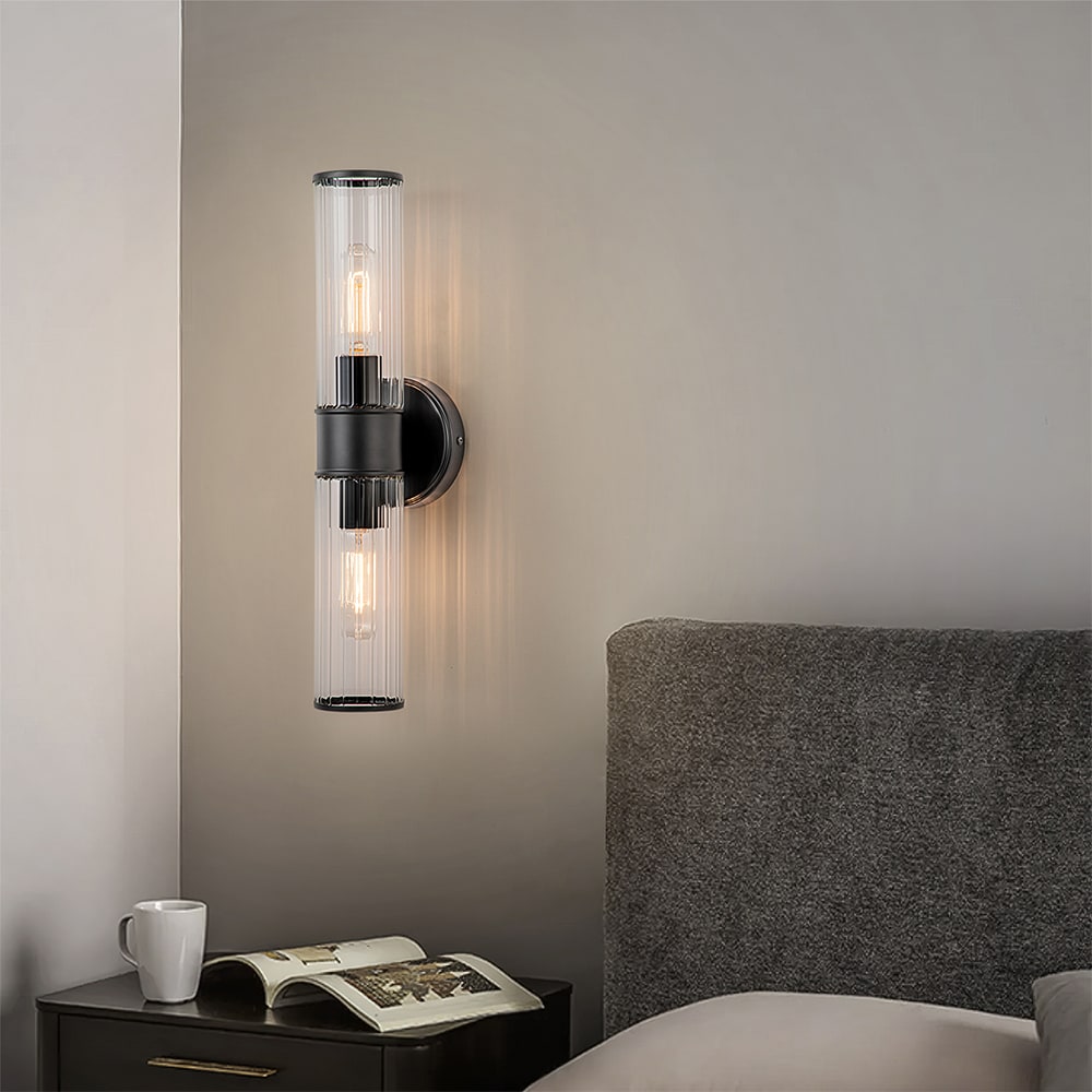 GoYeel ZW042BL 3.15-in 2 -Light Black Modern/contemporary Vanity light bar