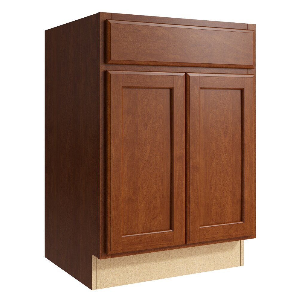 KraftMaid Momentum Kingston 24-in Sable Bathroom Vanity Cabinet at ...