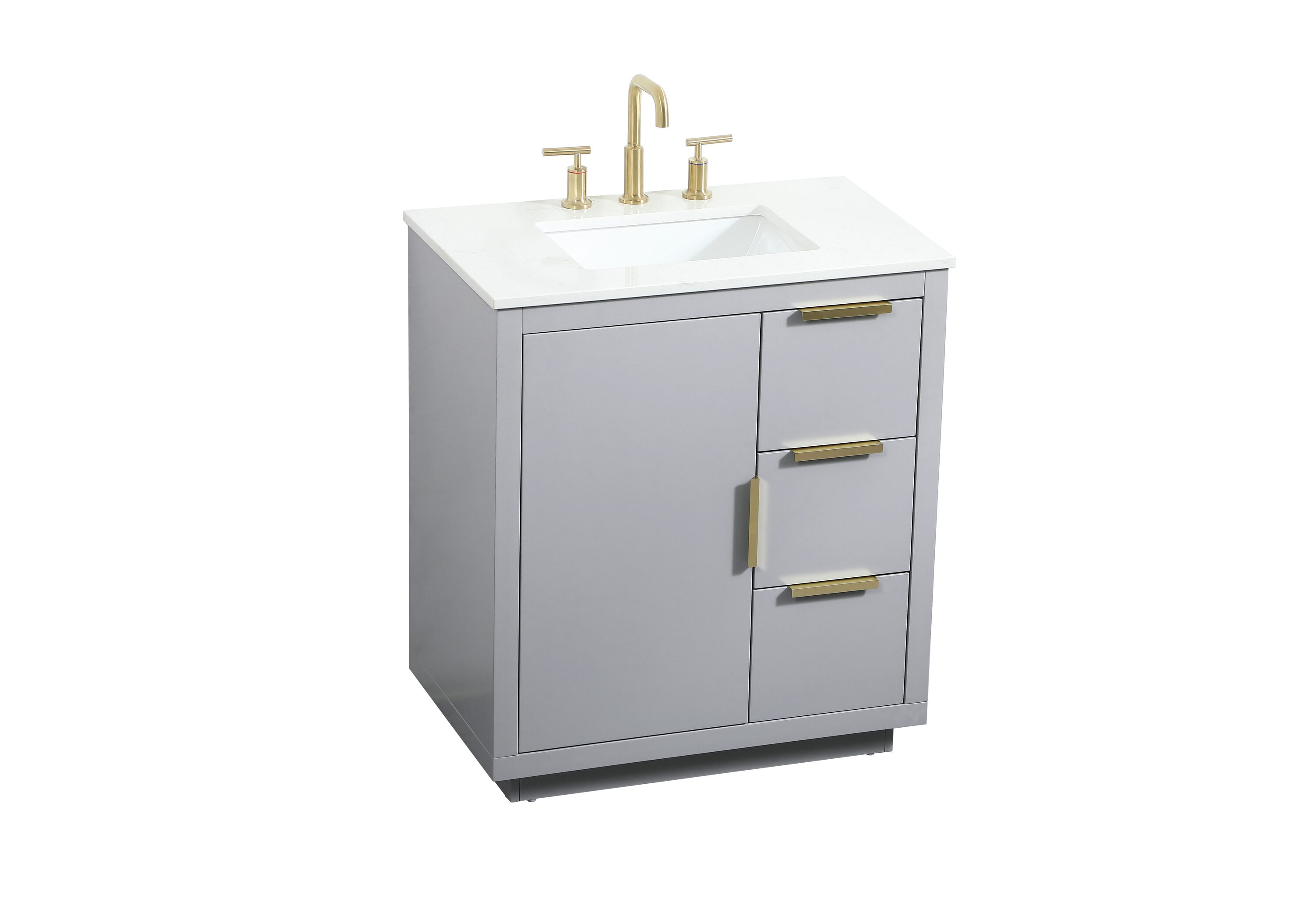 Elegant Decor HF58290GR Bath-Vanity-Combo - View #4