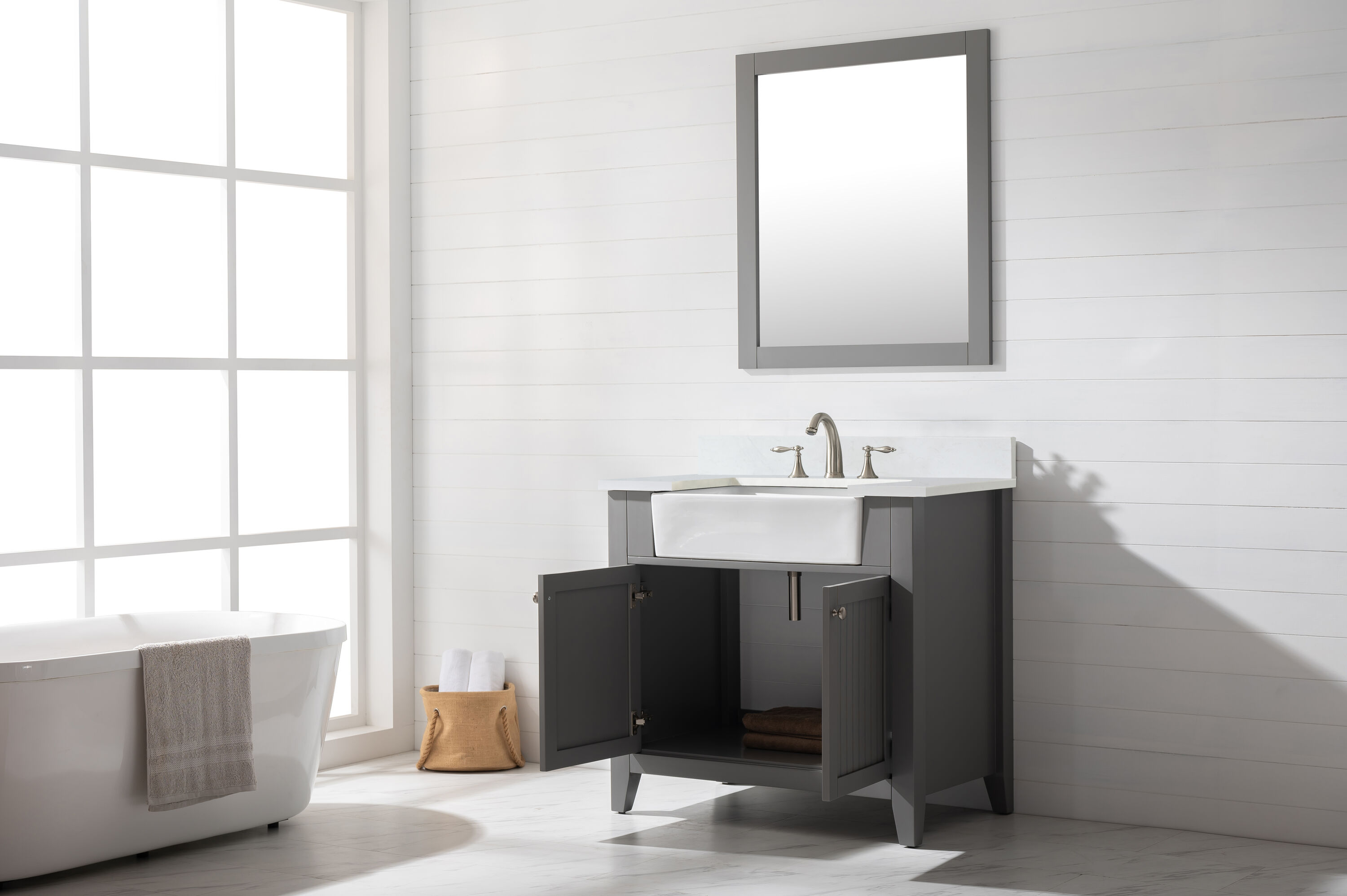 Design Element BK-36-GY Bath-Vanity-Combo - View #6