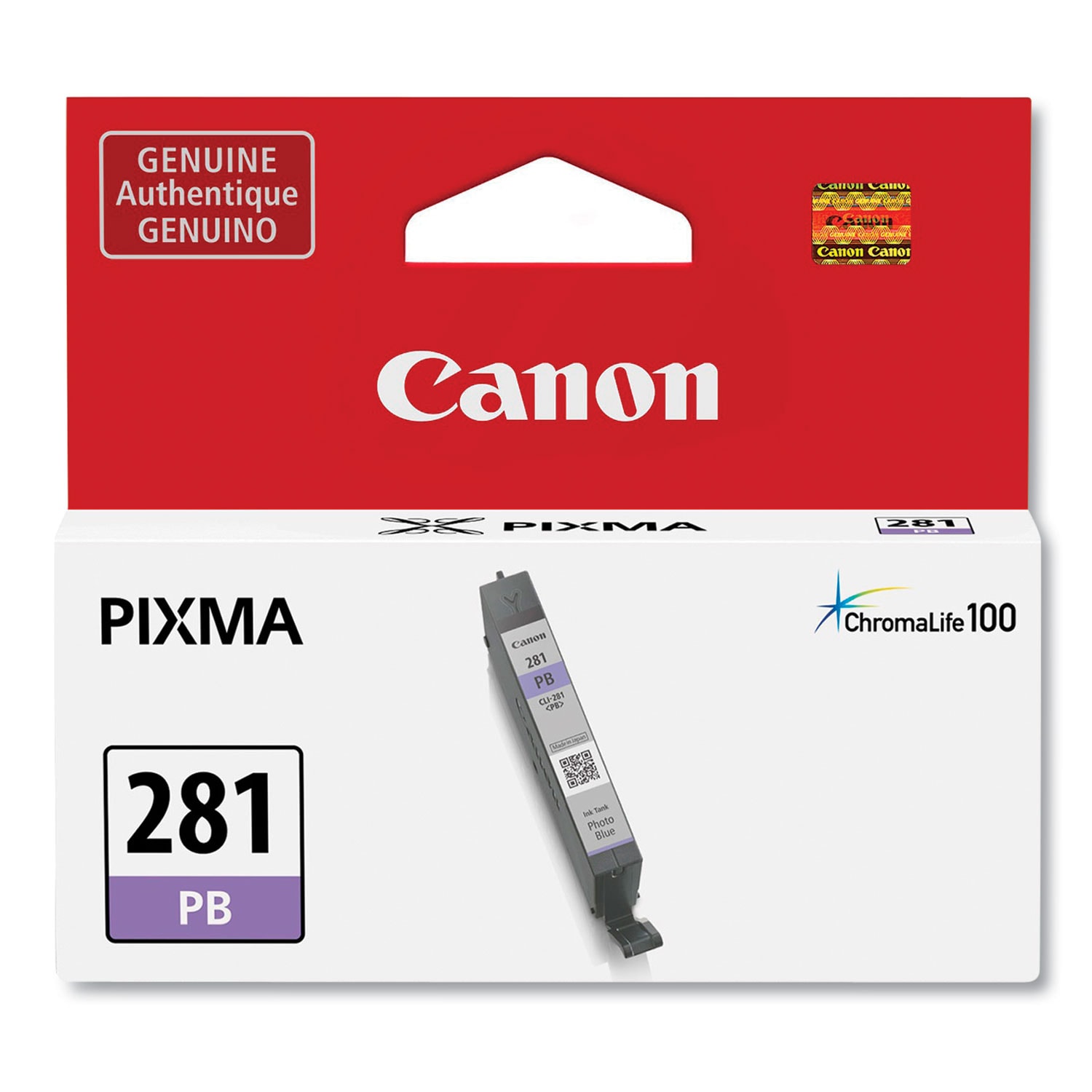 Canon 2092C001 (CLI-281) ChromaLife100 Ink Blue