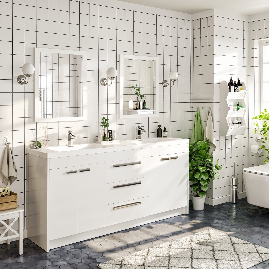 Eviva EVVN1700-8-72WH Bath-Vanity-Combo - View #7