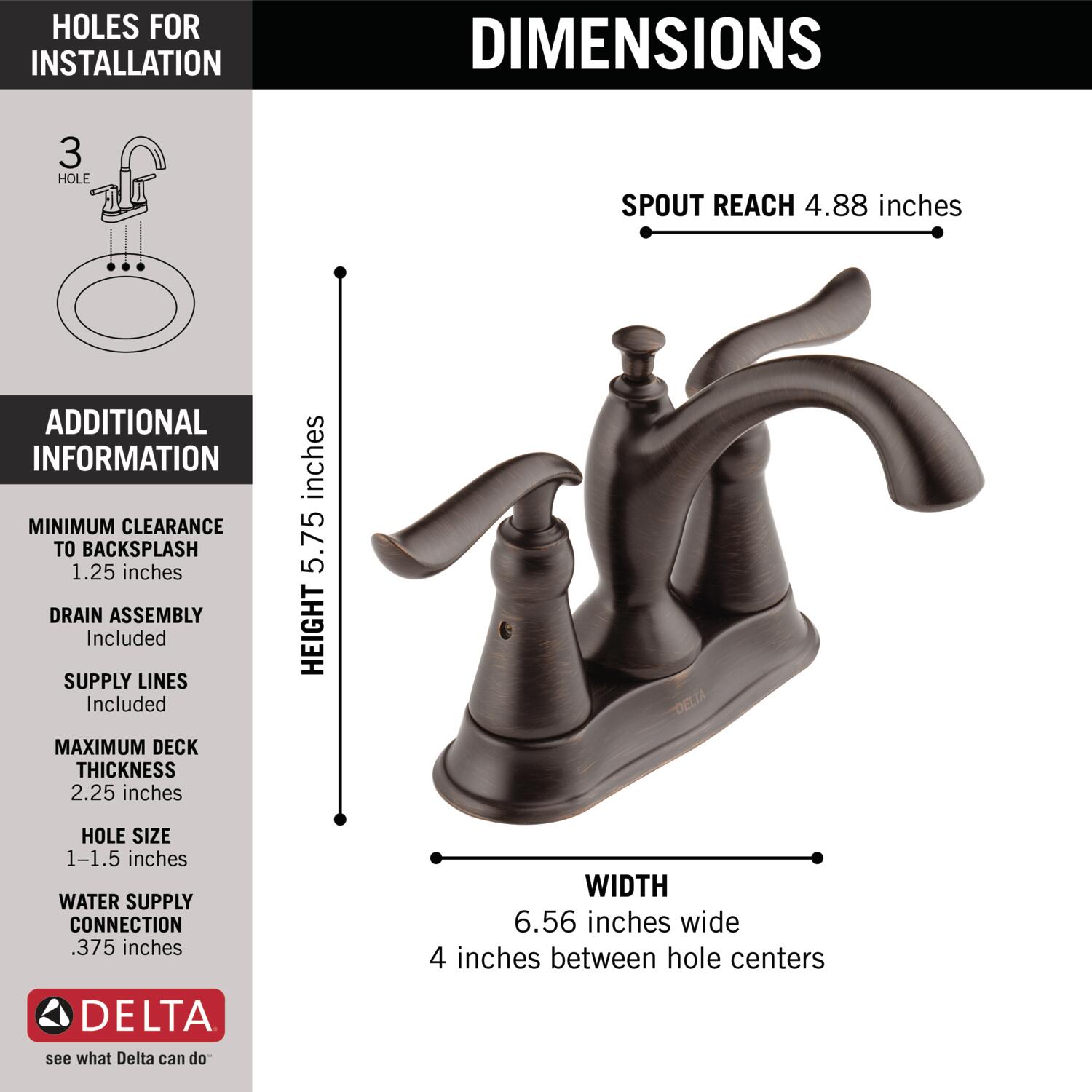 Delta 2594-RBMPU-DST Lavatory-Faucets - View #3