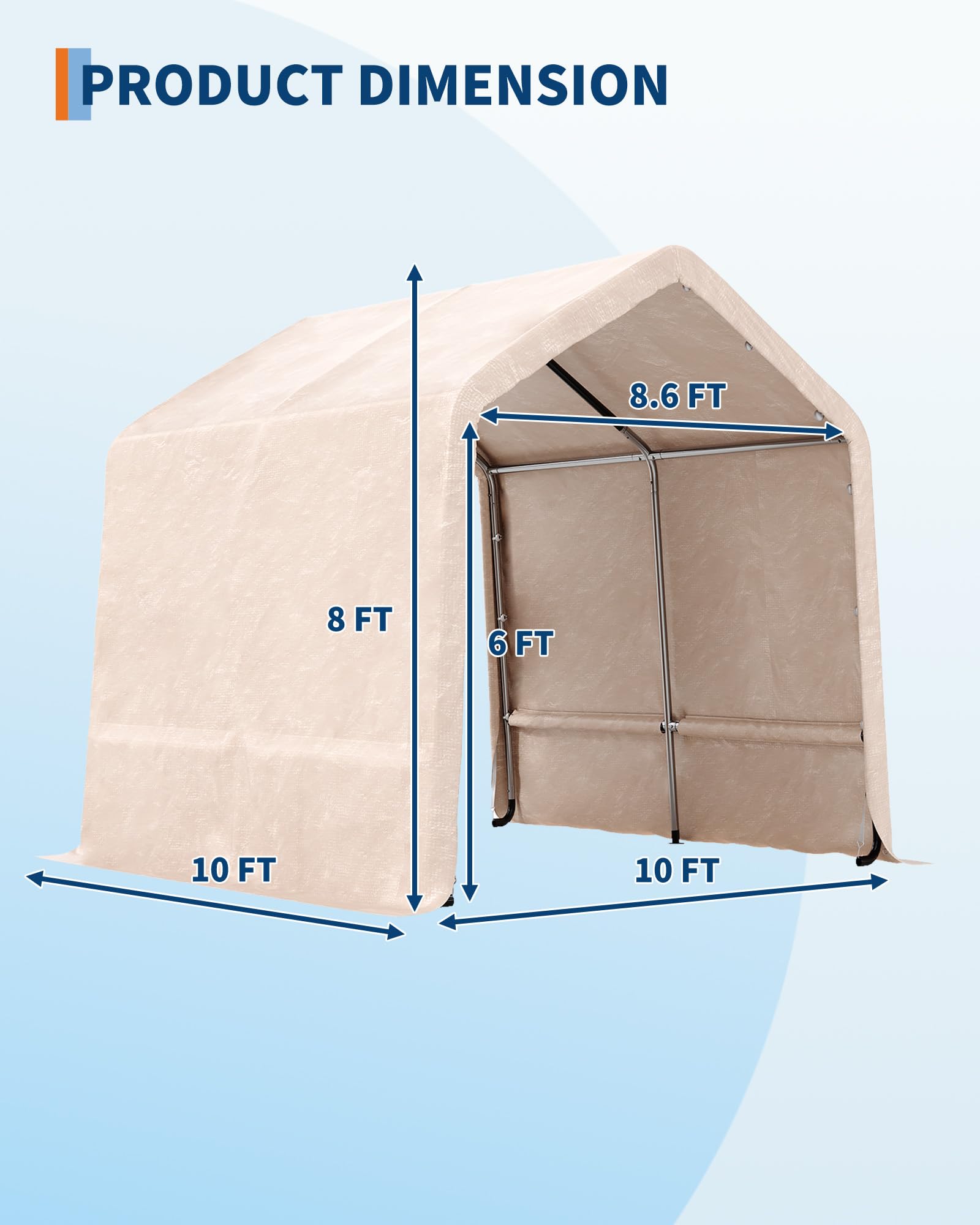 Garvee LYU01PPG-33AKRA99 Metal-Storage-Buildings-Sheds - View #7
