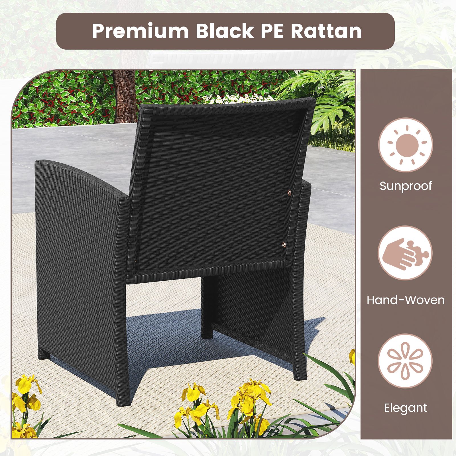 Slickblue D-CO-HW04747WH Patio-Conversation-Sets - View #7