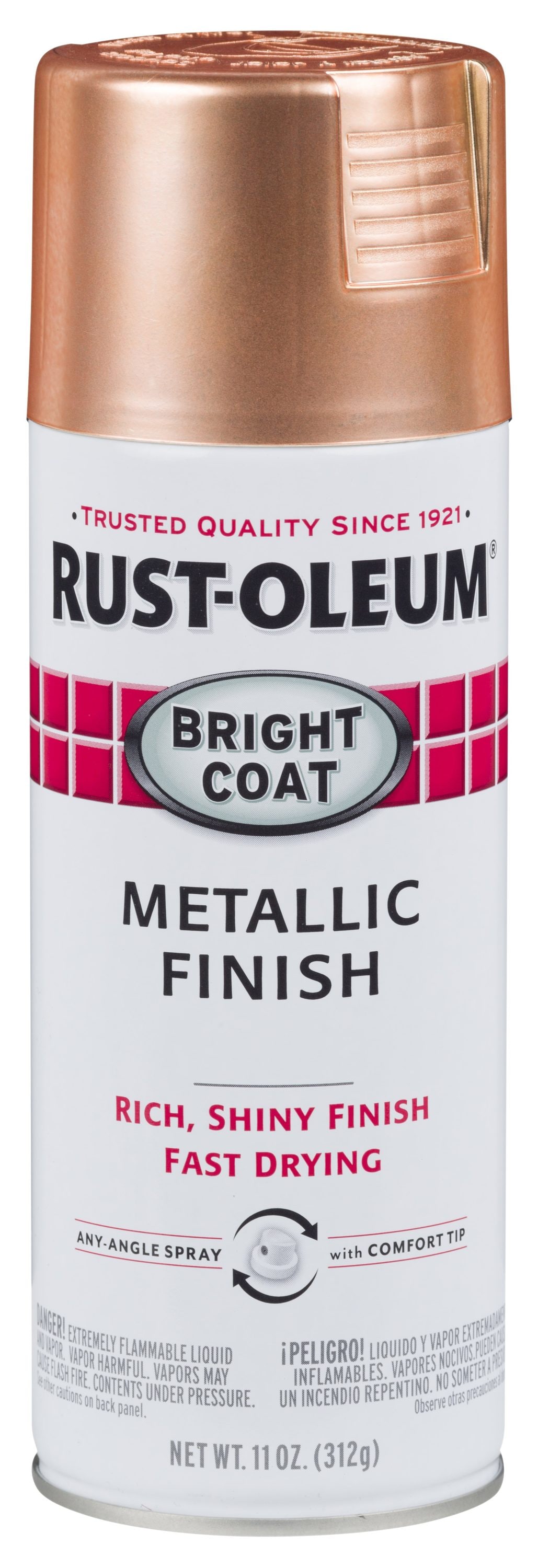 Rust-Oleum 1937830 Specialty Leafing Paint Metallic Spray, 11 Ounce (Pack  of 1), Copper - Spray Paints 
