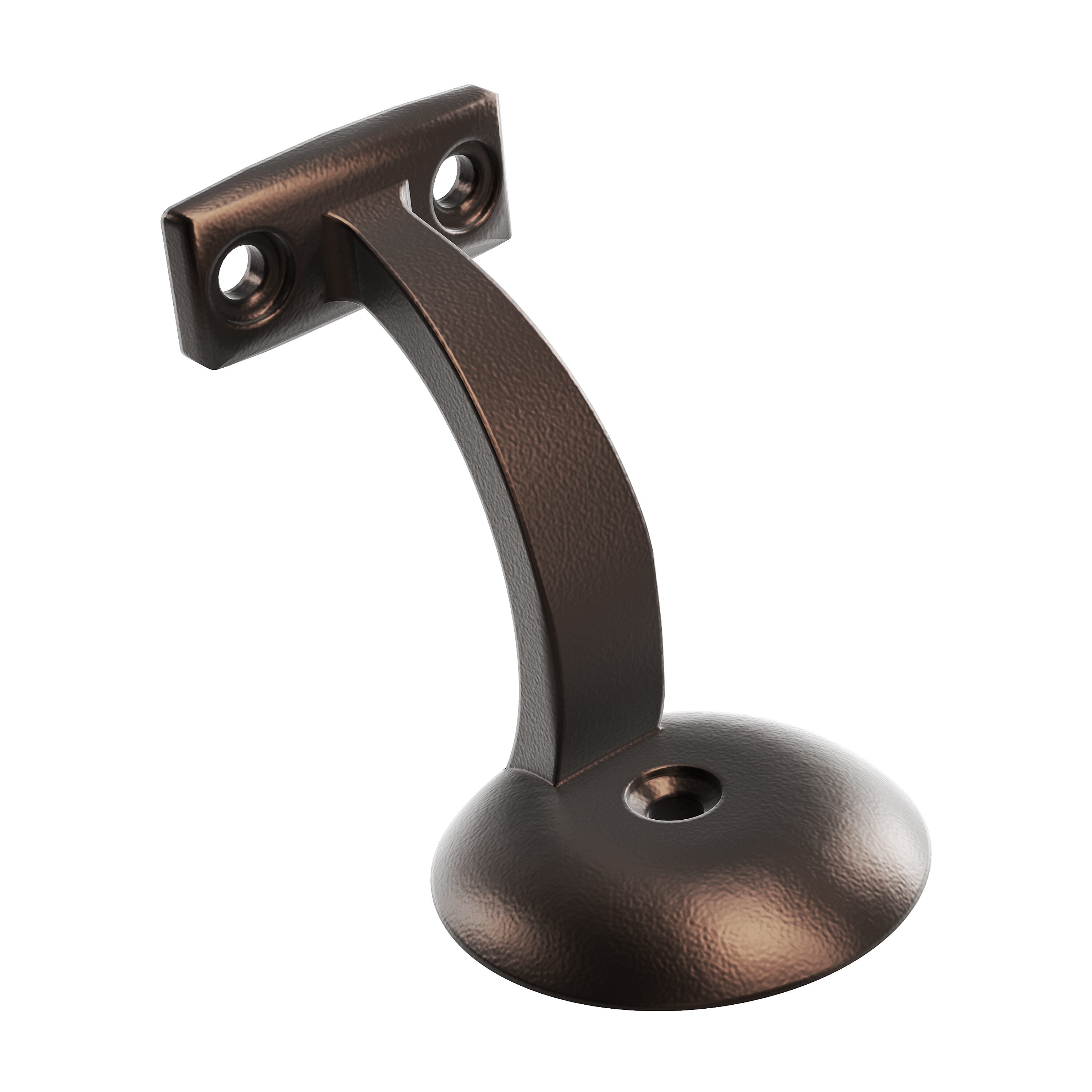 Crown Heritage 4903027BZ 2.1875-Inches x 3.2188-Inches Bronze Finished Aluminum Handrail bracket