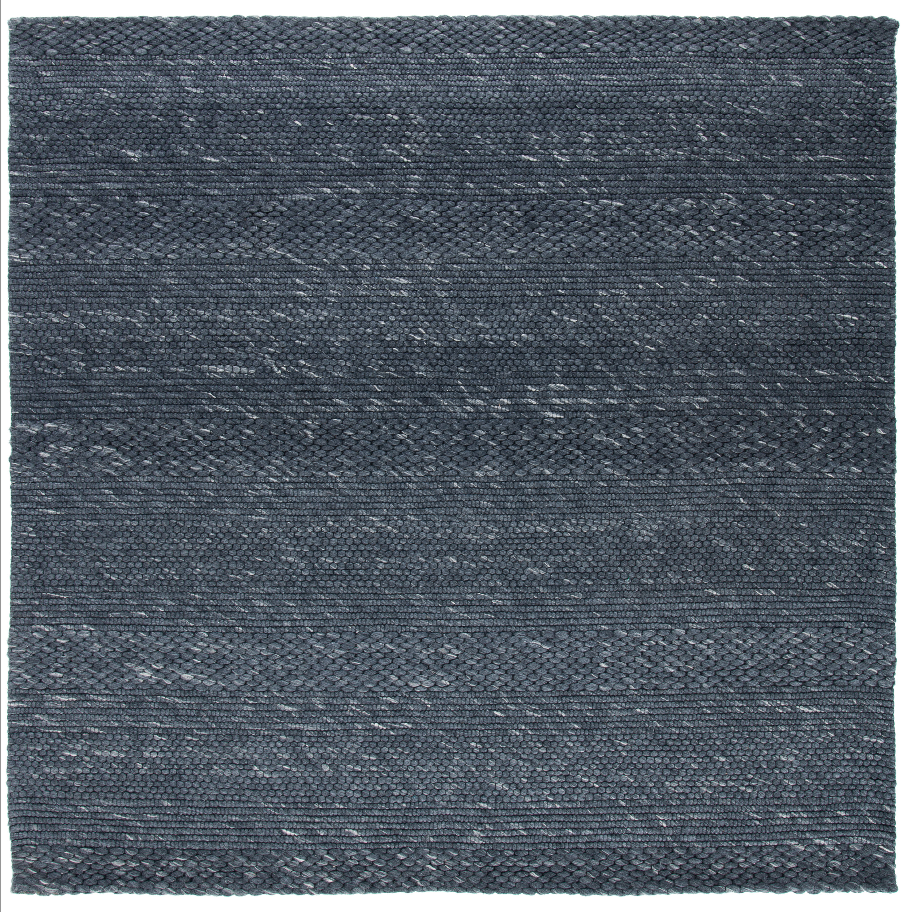 Safavieh MRB556H-7SQ Marbella Annabella 7 x 7 (ft) Loomed Wool Charcoal Square Indoor Abstract Farmhouse/Cottage Area rug