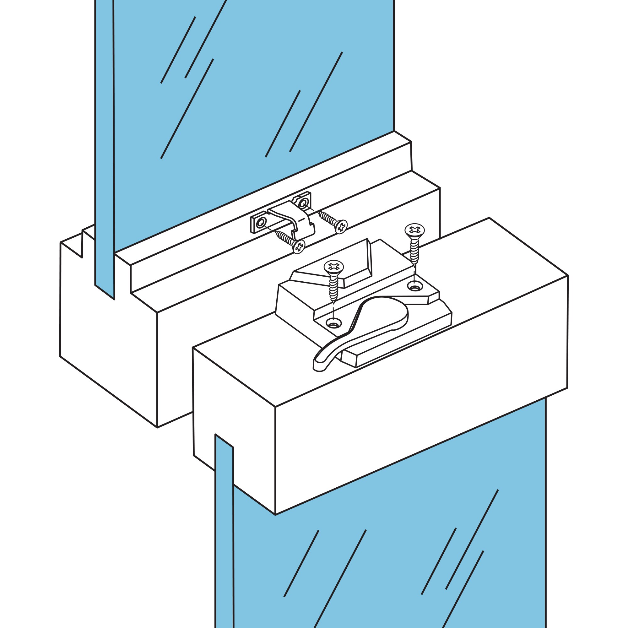Prime-Line H 3951 Horizontal-Sliding-Window-Sash-Locks - View #5