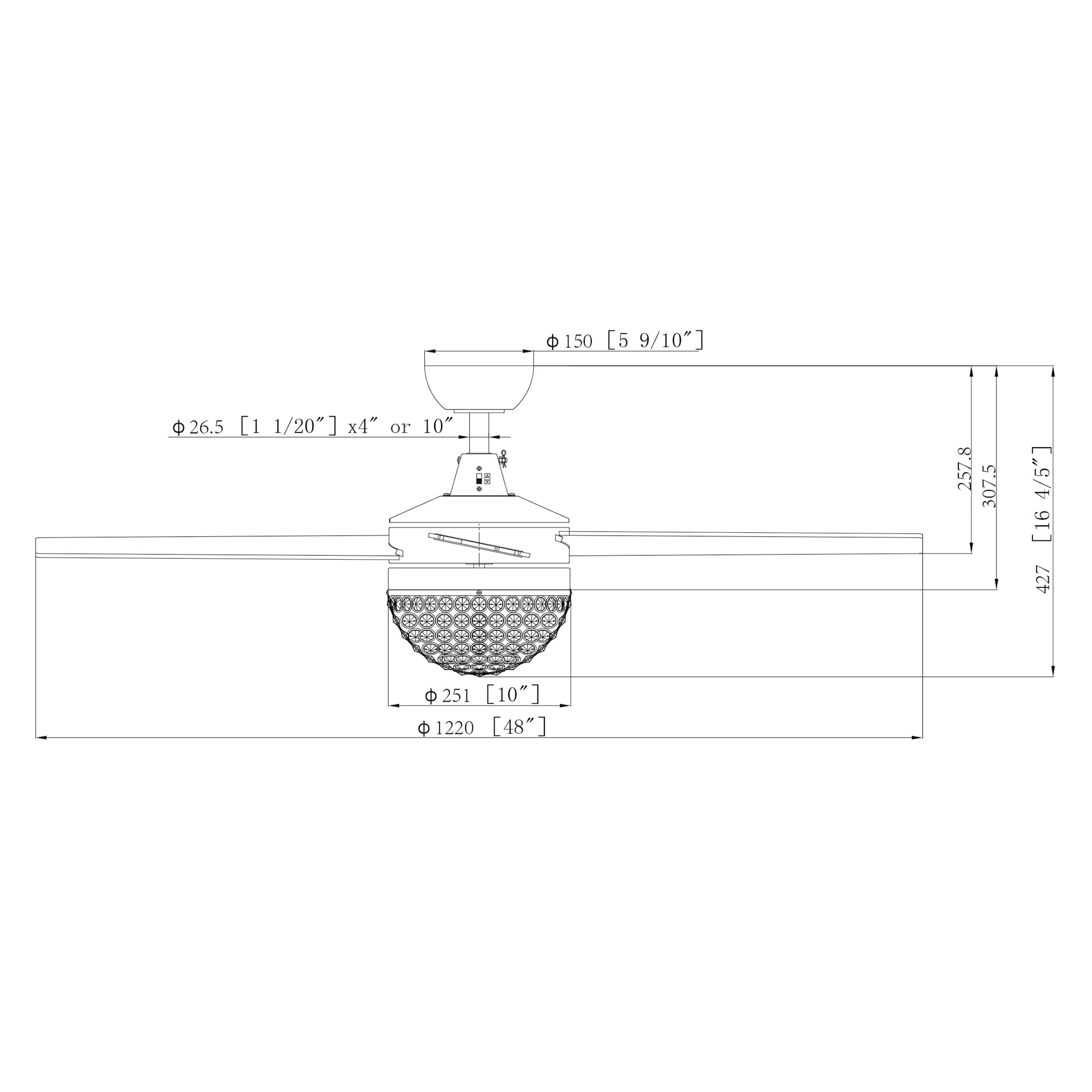 Matrix Decor MDF6223110V Ceiling-Fans - View #11