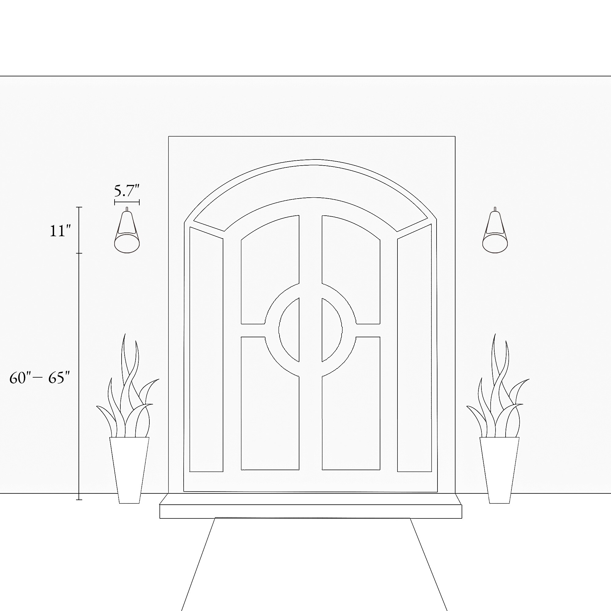 LNC HL005226WG Outdoor-Wall-Lighting - View #14