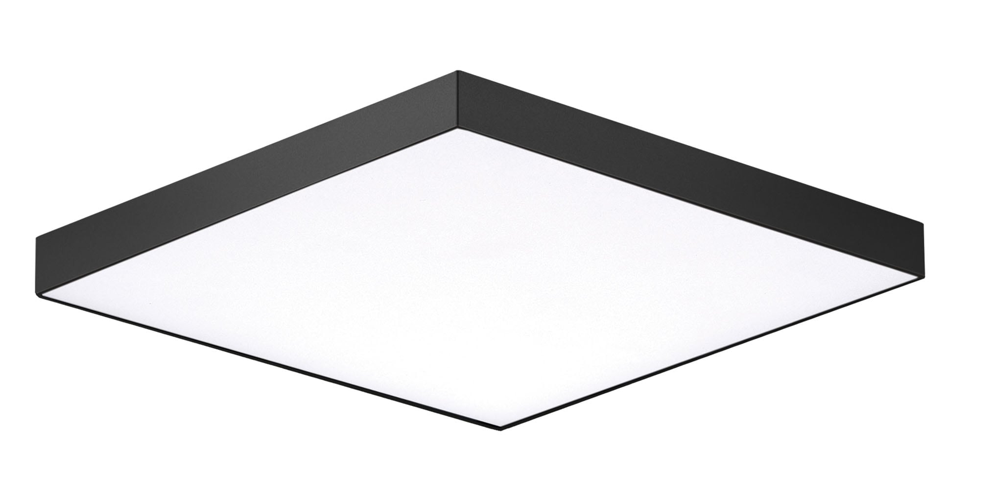 Maxim Lighting 57667WTBK Trim 1 -Light 6.25-in Matte Black Integrated LED Flush Mount Light ENERGY STAR Certified