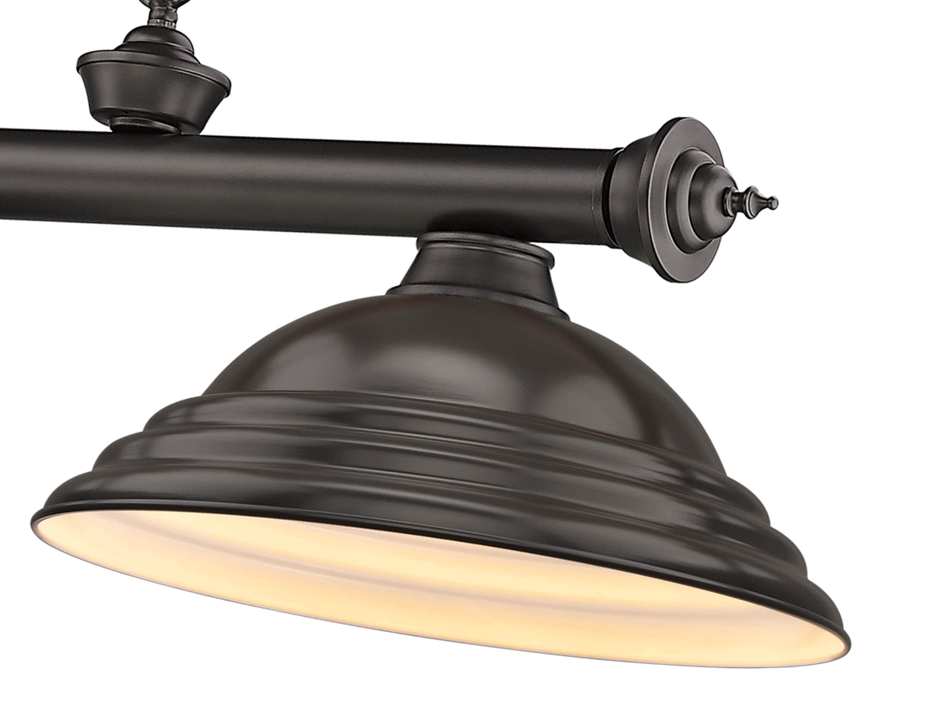 Z-Lite 2306-3BRZ-SBRZ Pool-Table-Lighting - View #4