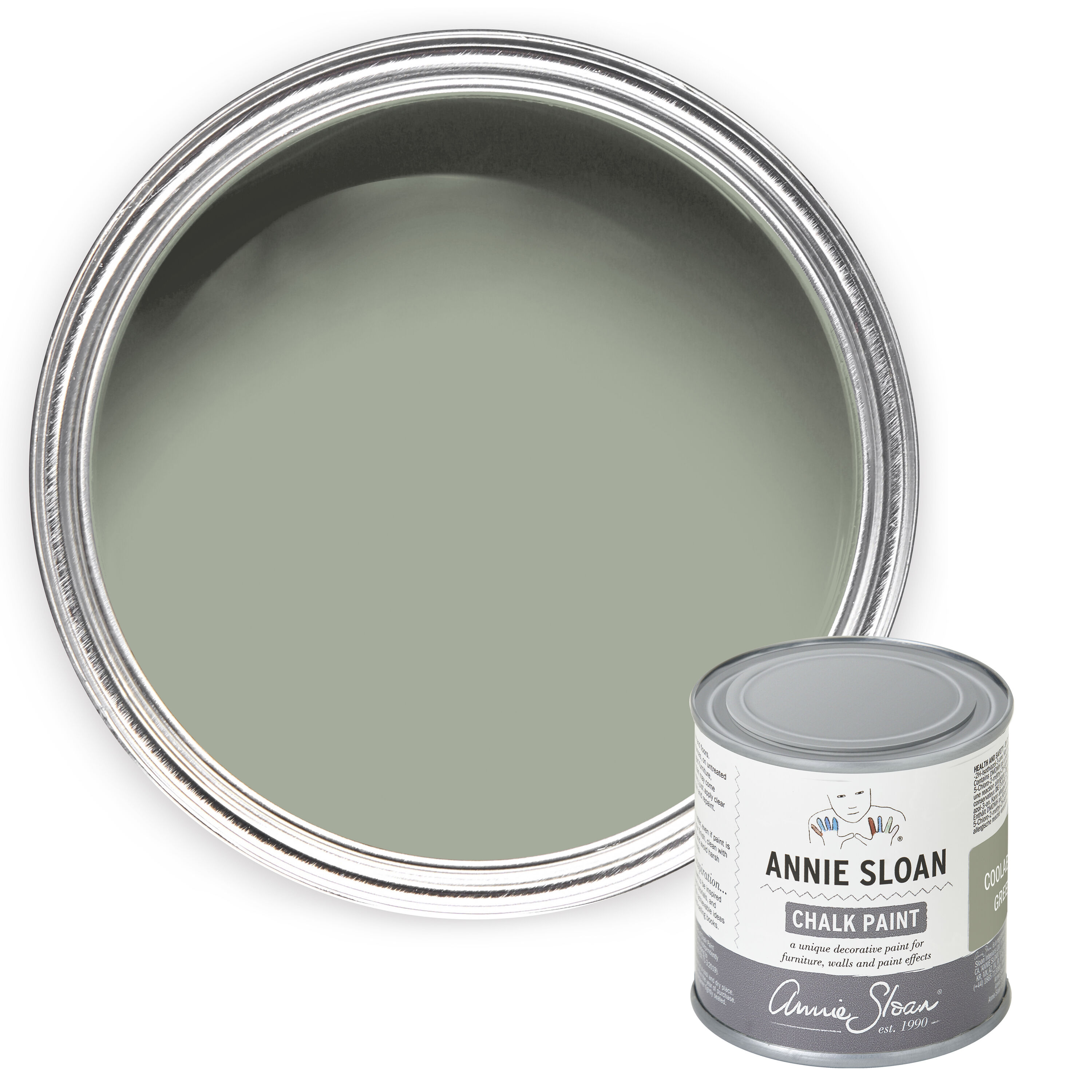 Annie Sloan P067COG.1201.01 Flat Coolabah Green Chalky ( 4-fl oz )