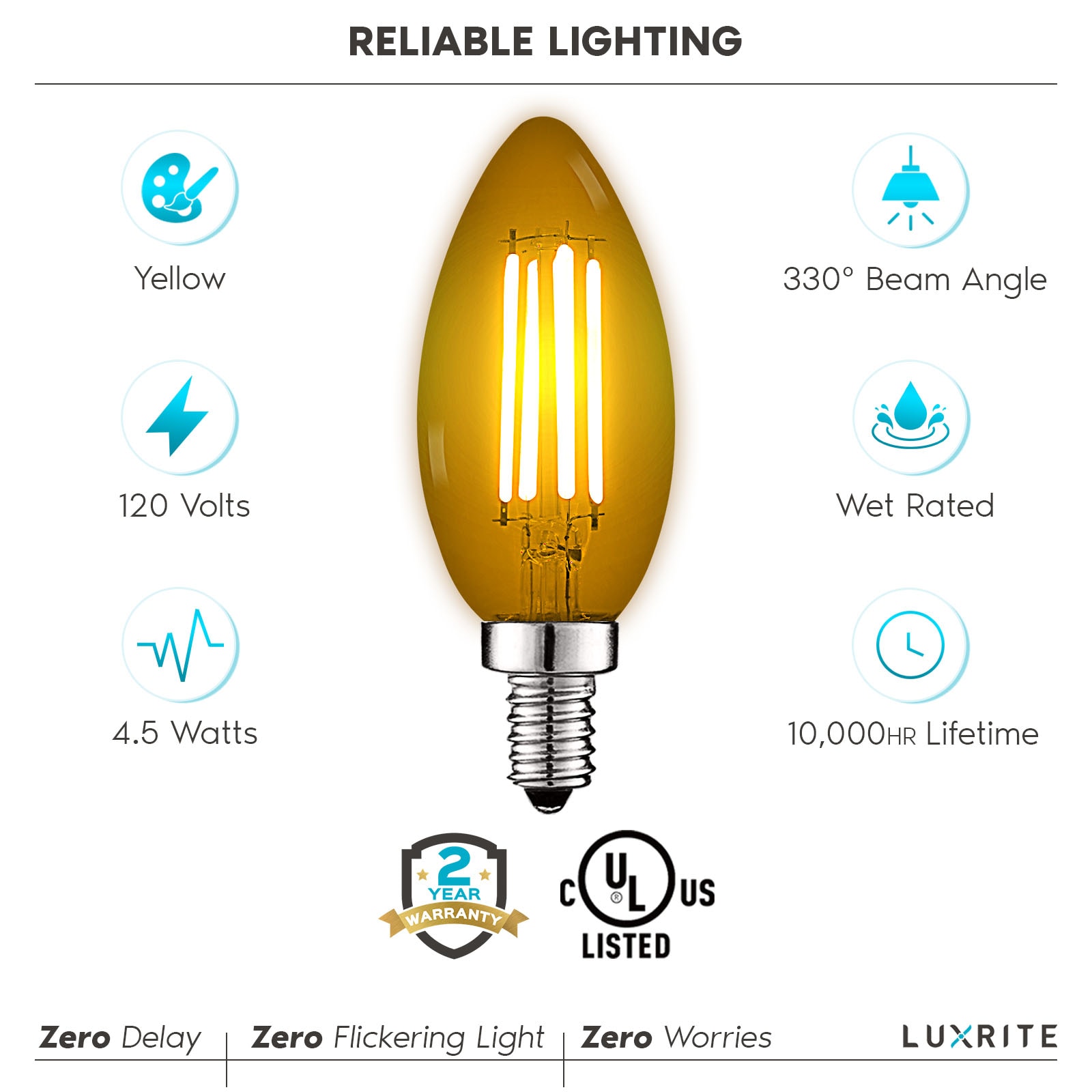 Luxrite LR21745-3PK Dec-Led-Light-Bulbs - View #5