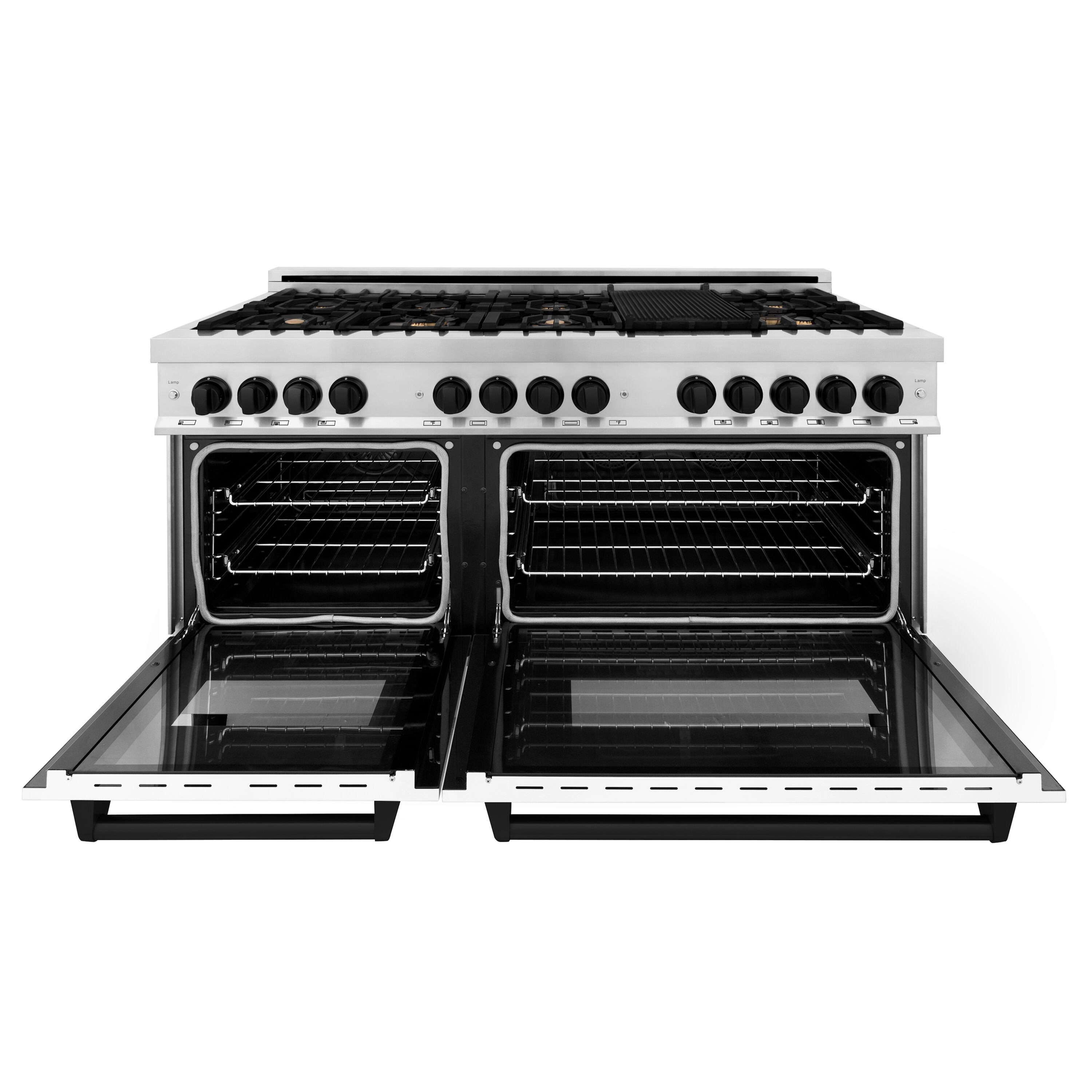 ZLINE KITCHEN & BATH RAZ-WM-60-MB Double-Dual-Fuel-Ranges - View #4