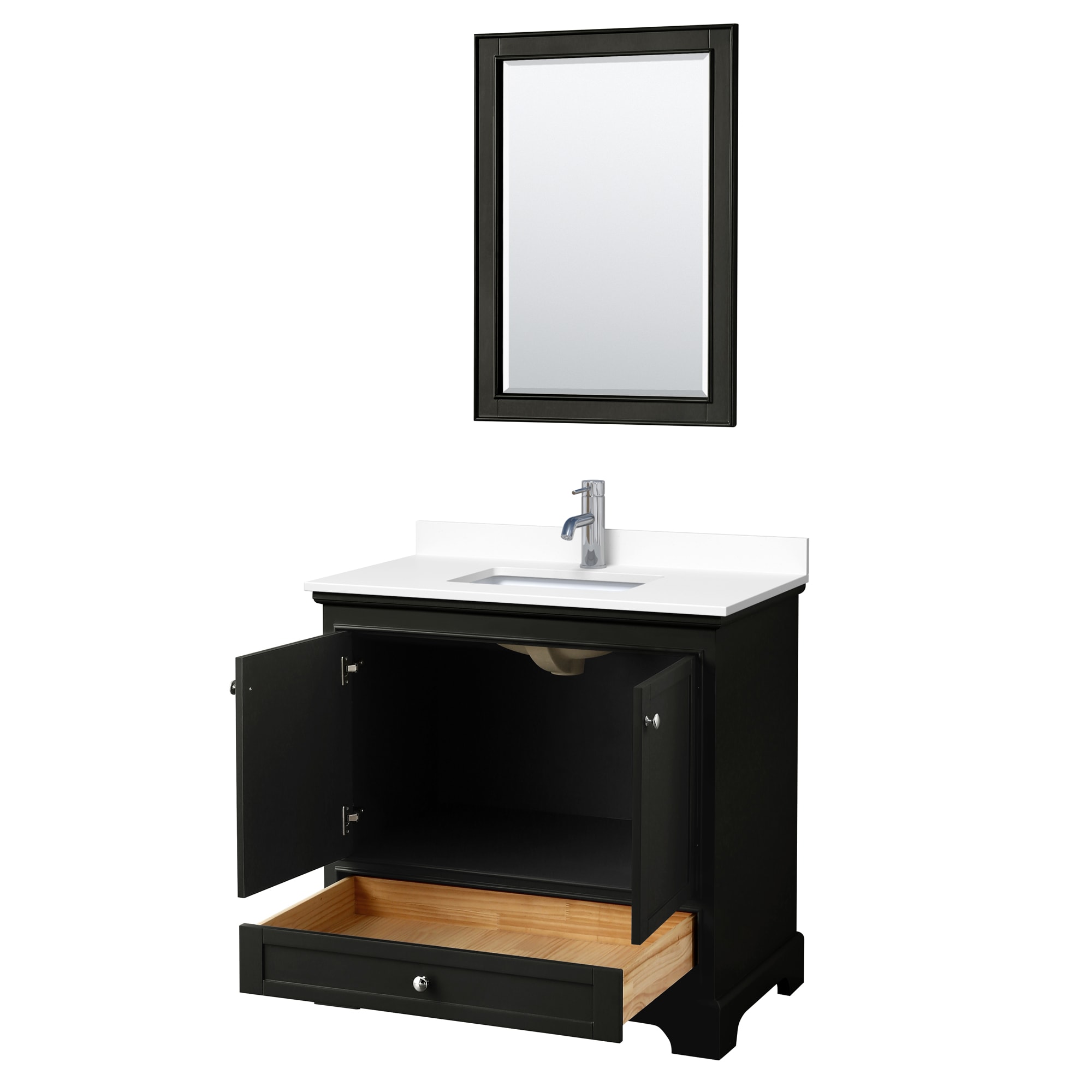 Wyndham Collection WCS202036SDEWCUNSM24 Bath-Vanity-Combo - View #2