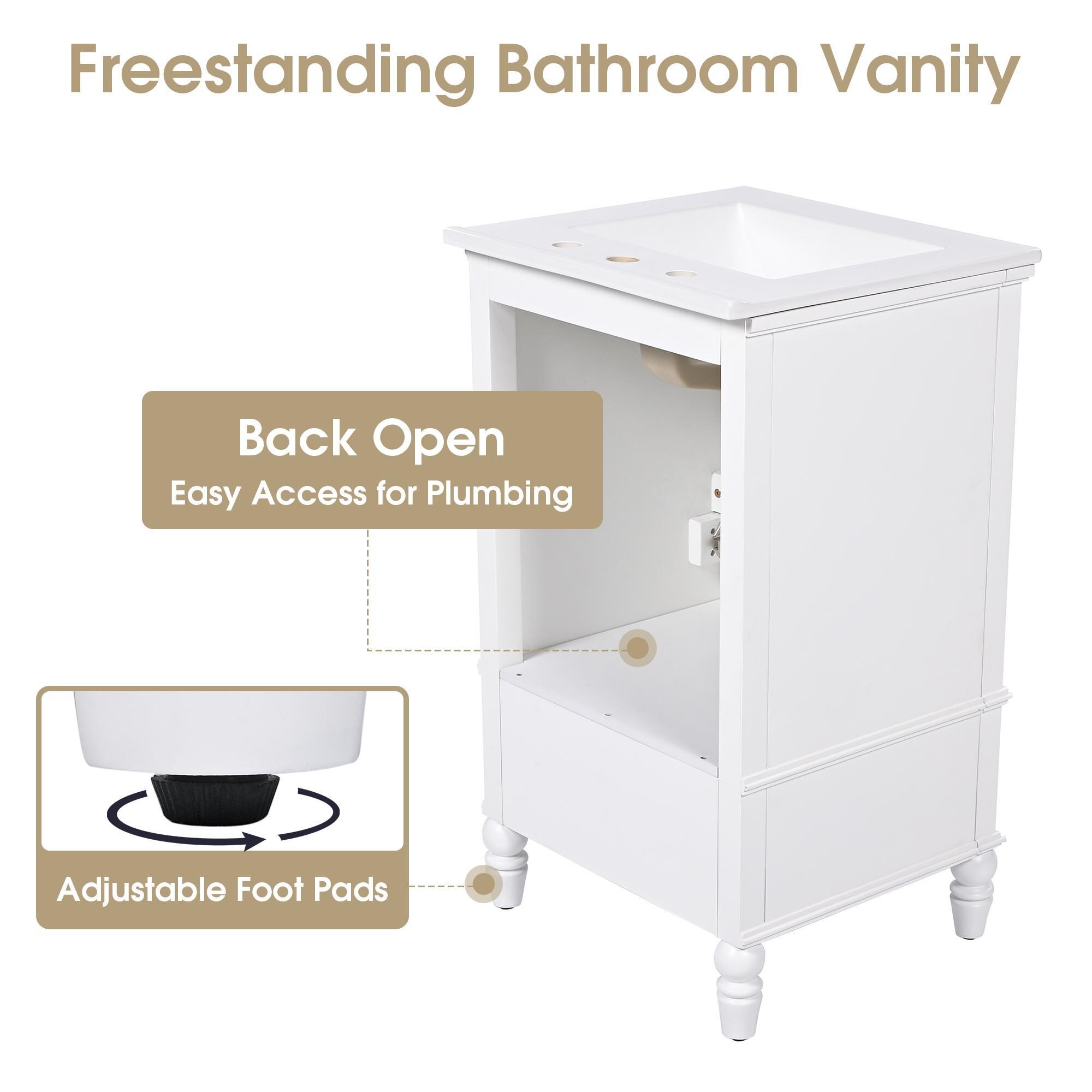 Bayfeve BF-40025K-MP Bath-Vanity-Combo - View #6