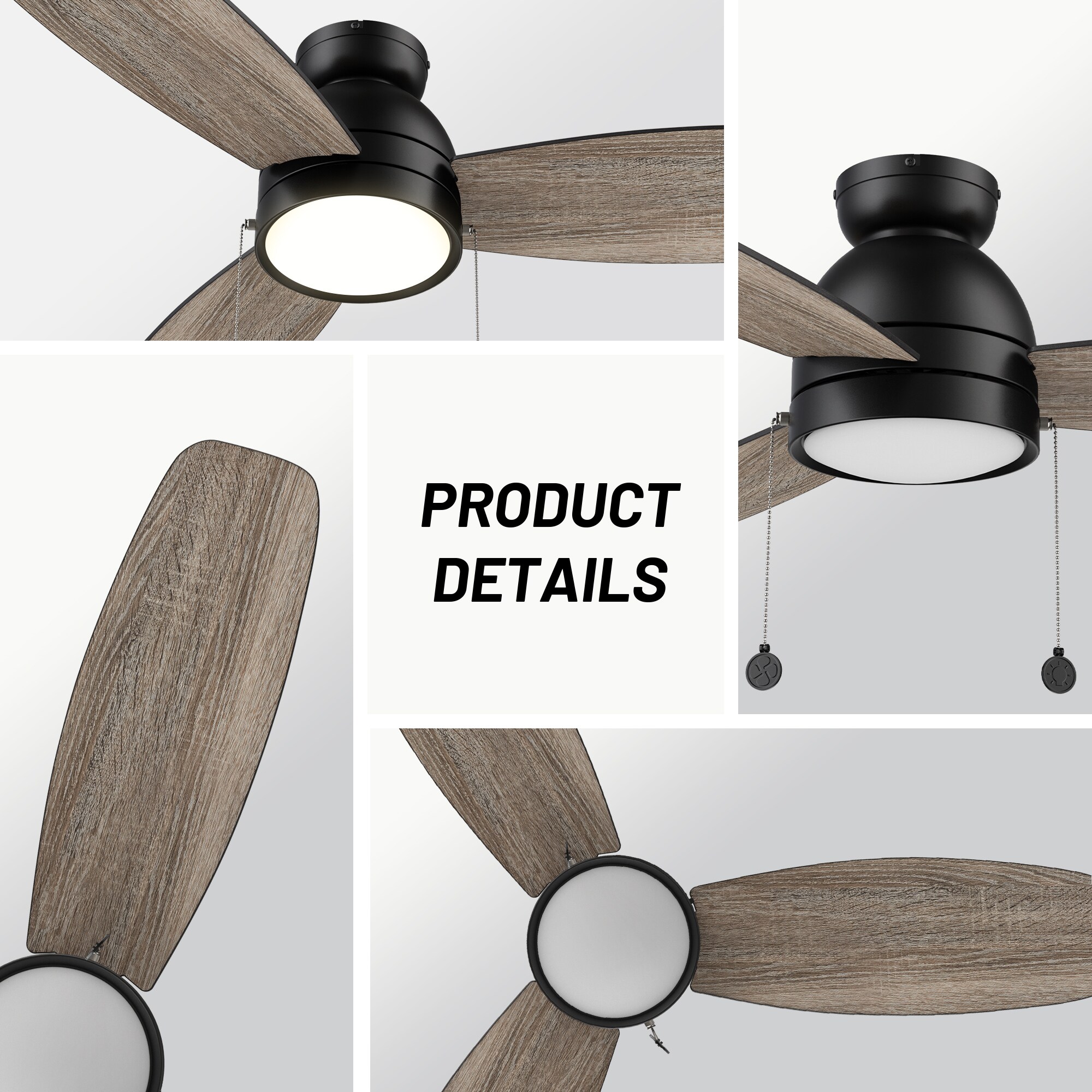 CARRO USA LCFP523Q5-L11-BO-FM Ceiling-Fans - View #5