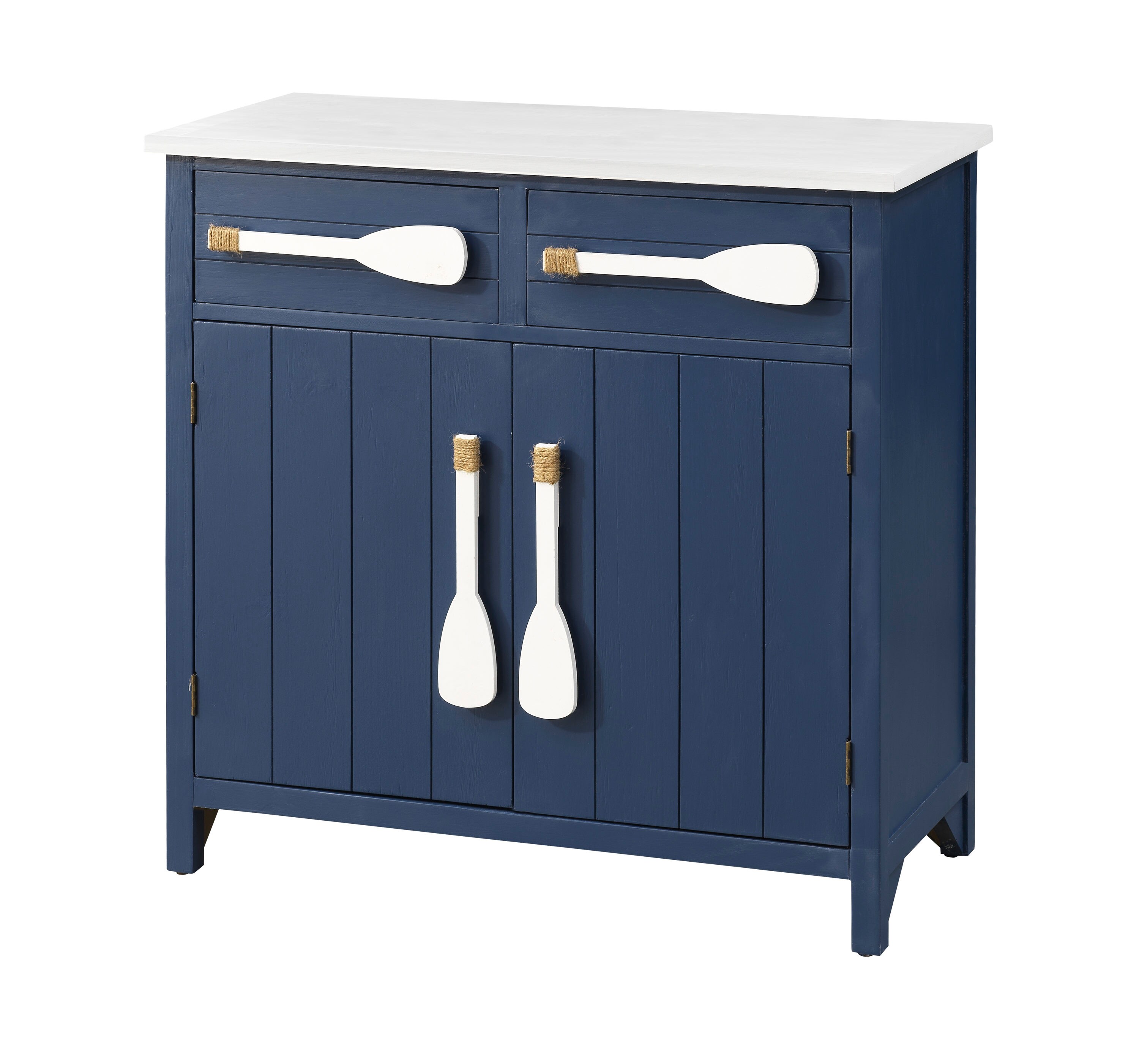 Coast to Coast Rowing Along Blue and White 2-Drawer Accent Chest at ...