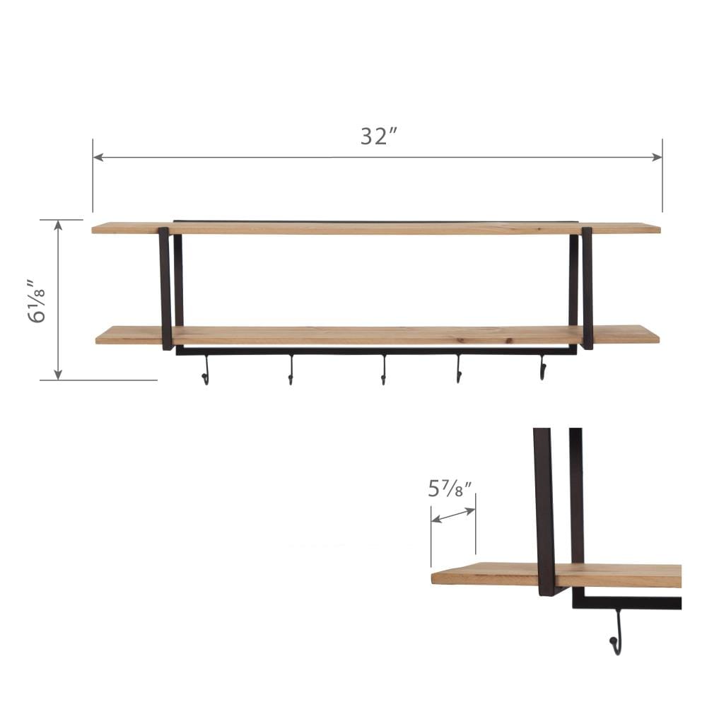 Pinnacle 18FW1339E Wall-Mounted-Shelving - View #6
