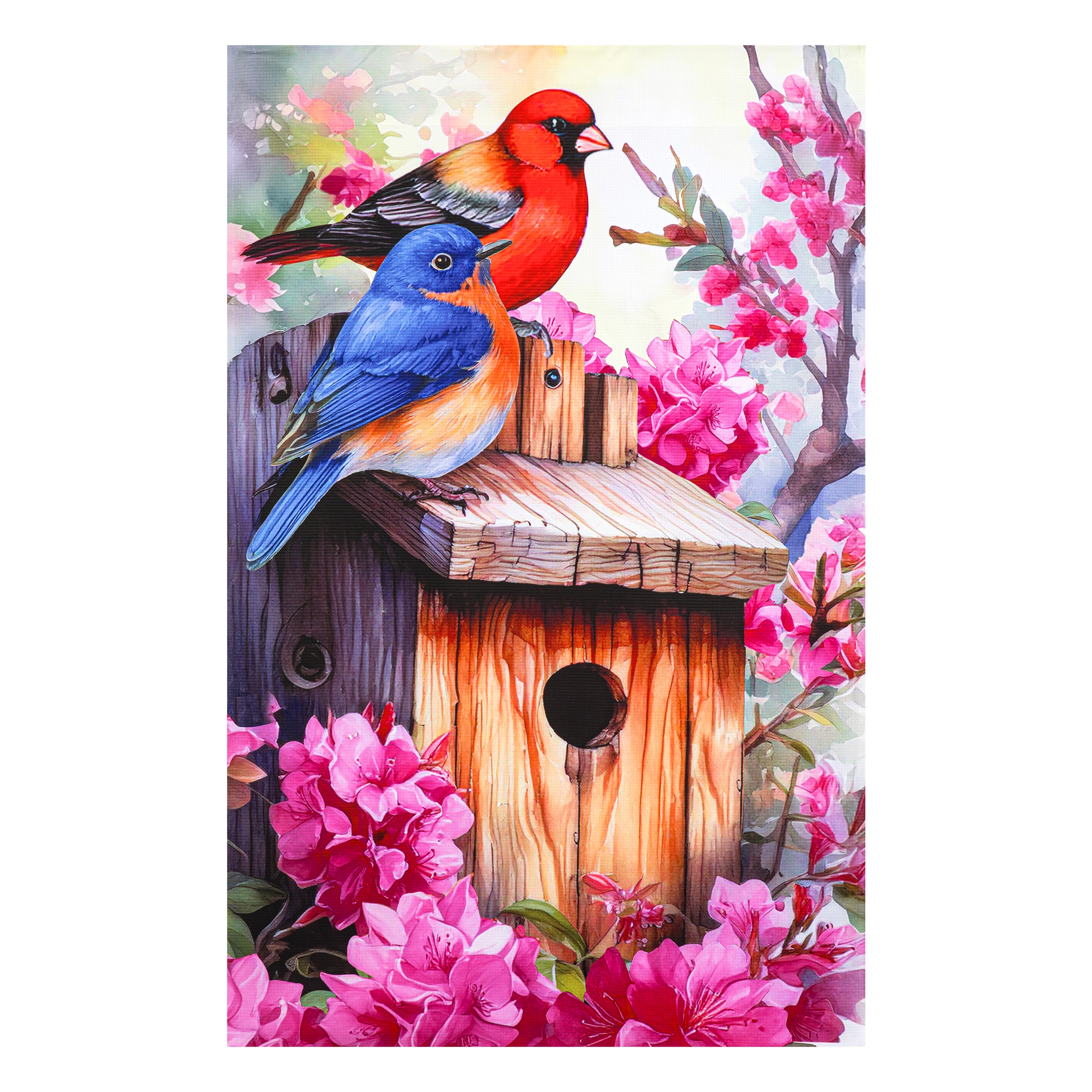 Style Selections 2-ft W x 4-ft H Birds House flag