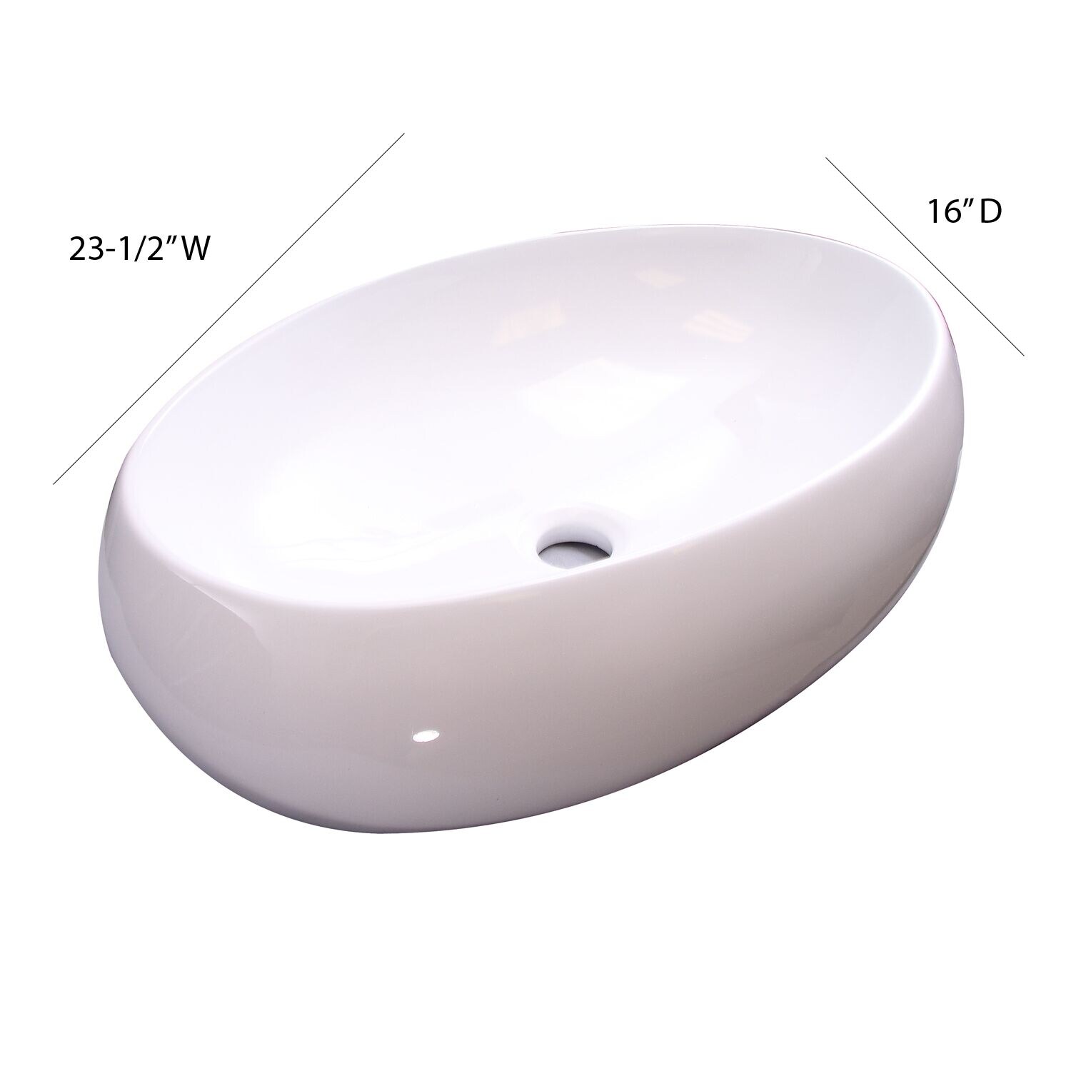 Barclay 4-8052WH Bath-Sink - View #3