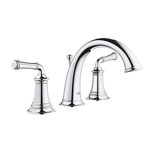 Grohe Gloucester Chrome 2 Handle Widespread Watersense Bathroom Sink Faucet With Drain In The Faucets Department At Com - How Do You Replace A Grohe Bathroom Faucet Cartridge