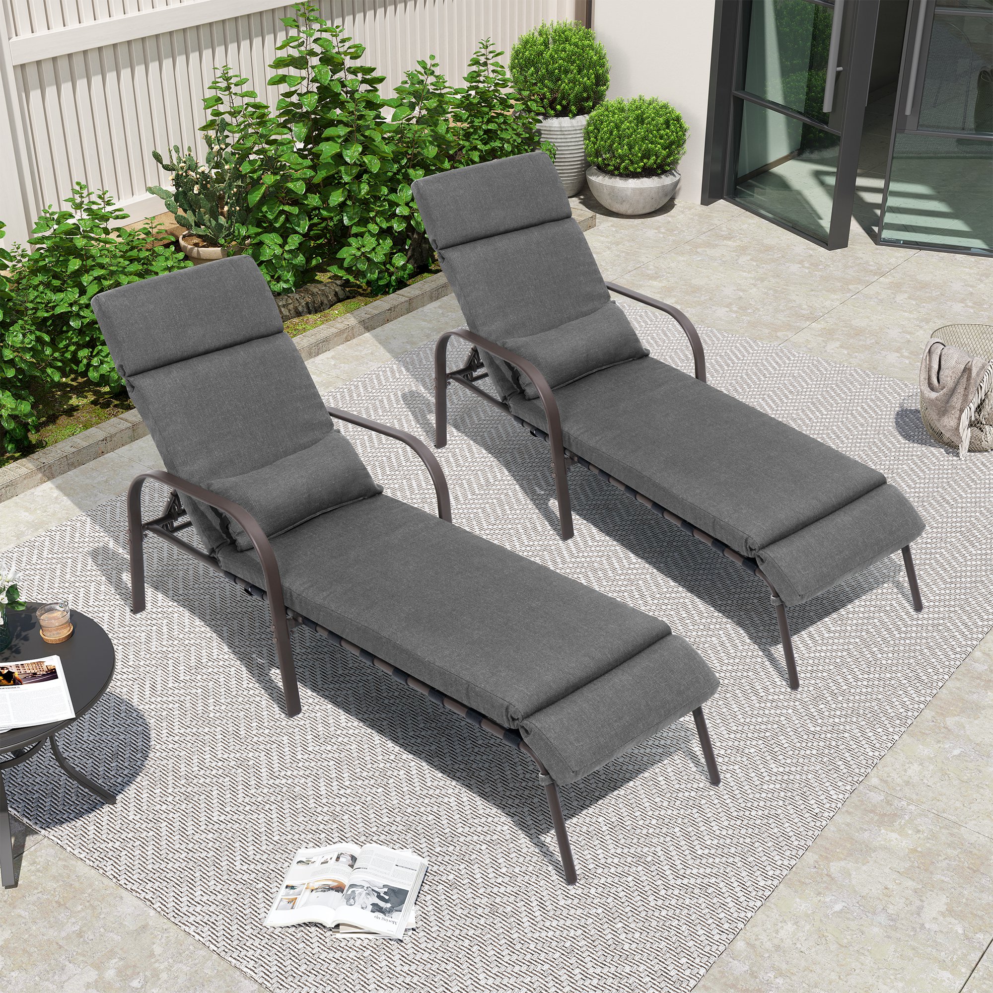 Crestlive Products CL-LG015DGY-2 Patio-Chairs - View #8