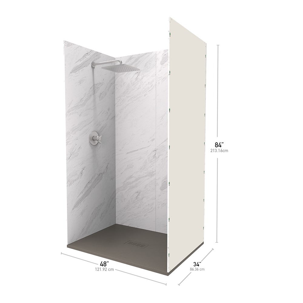 UpHome K1CP1S3448QGARAR Alcove-Shower-Kit - View #2