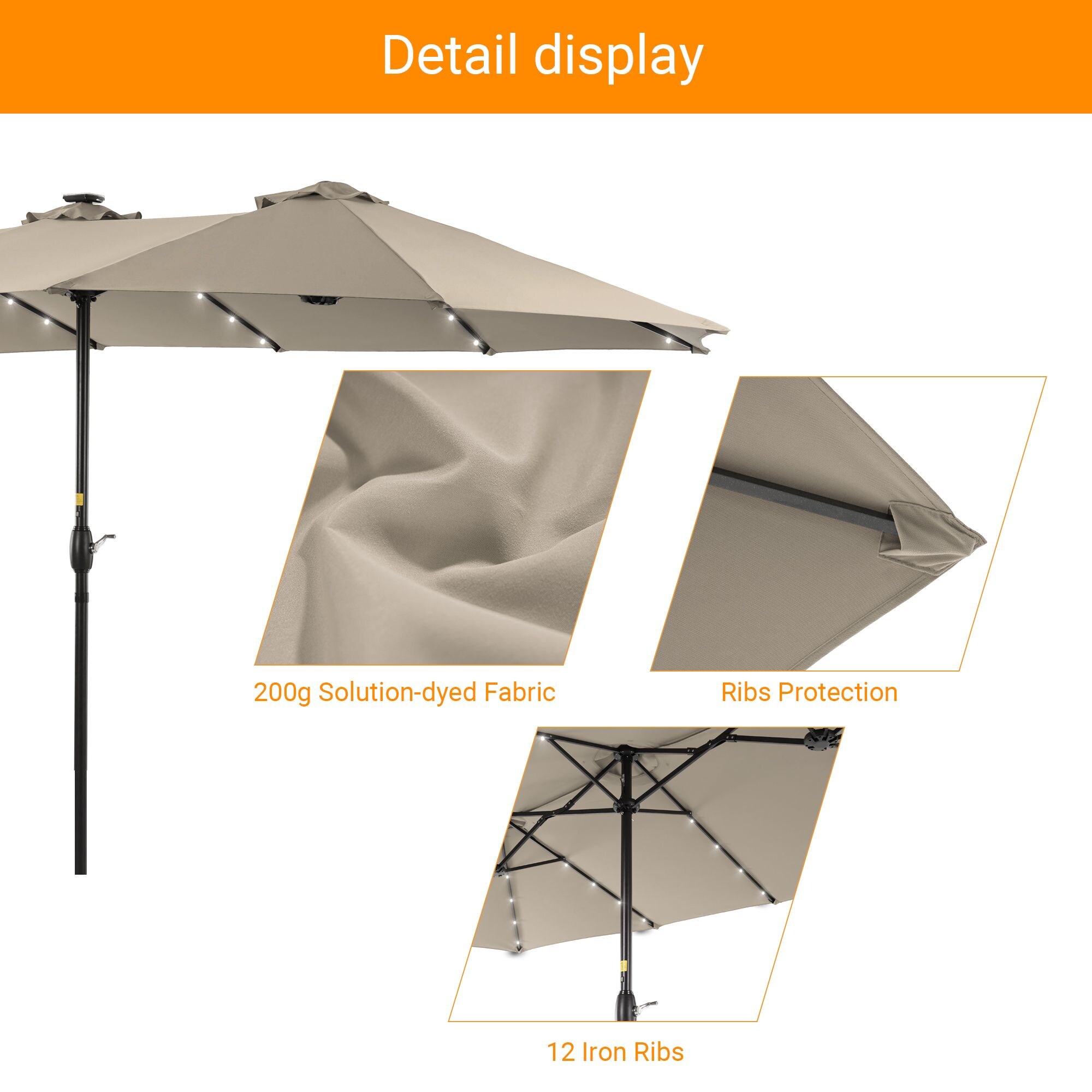 Sonkuki SD-LED159SD-BASE Umbrellas-2 - View #6