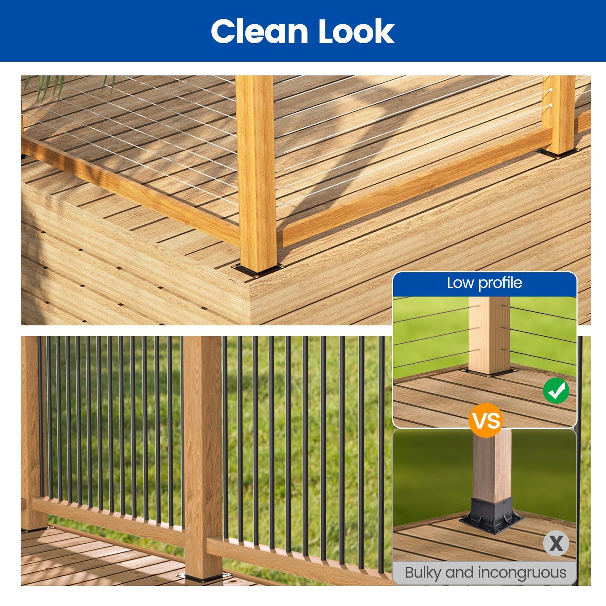 Wudkey L4-WV9X1T Deck-Posts - View #4