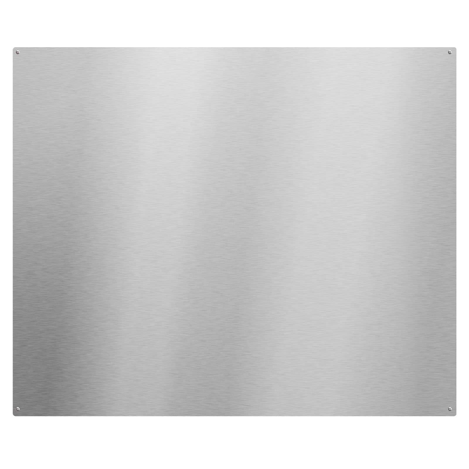 VEVOR 36in x 30in Stainless Steel Backsplash for Stove Ultra Flat Splatter Guard Wall Shield Range Hood Backsplash Easy Clean Kitchen Wall Metal Panel Pre-Drilled Holes for Easy Installation Silver