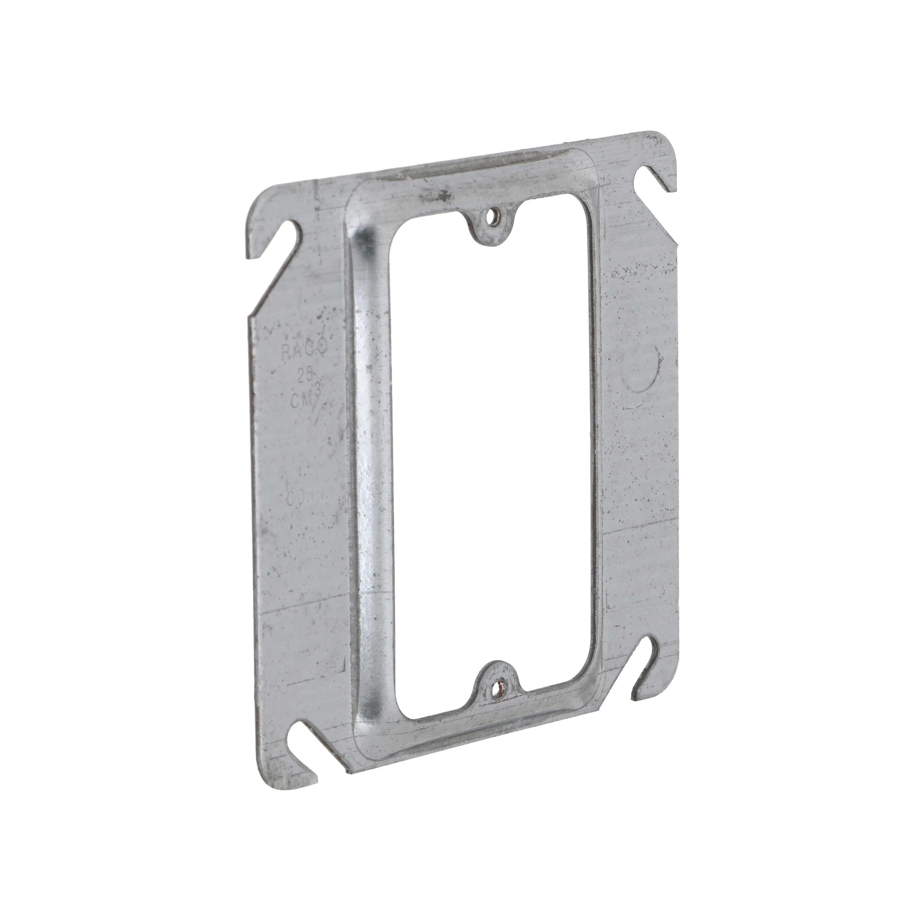 Hubbell RACO 1-Gang Square Metal Electrical Box Cover in the 