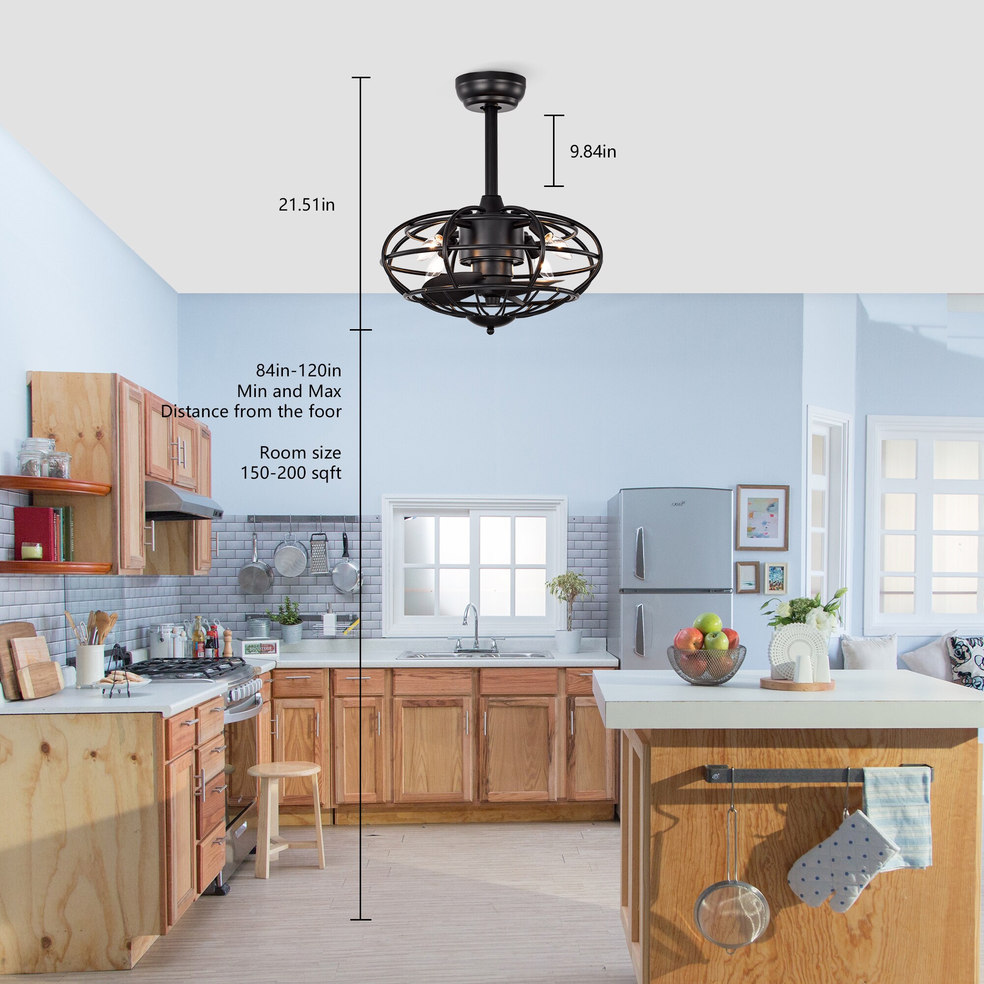 JIMSMAISON JMHECF28-18MB Ceiling-Fans - View #6