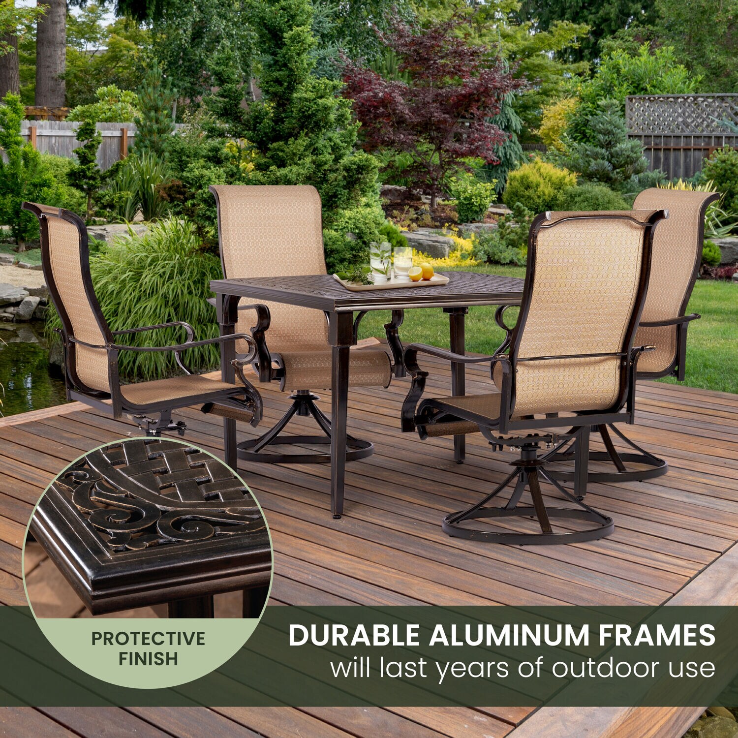 Hanover BRIGDN5PCSWSQ Patio-Dining-Sets - View #6