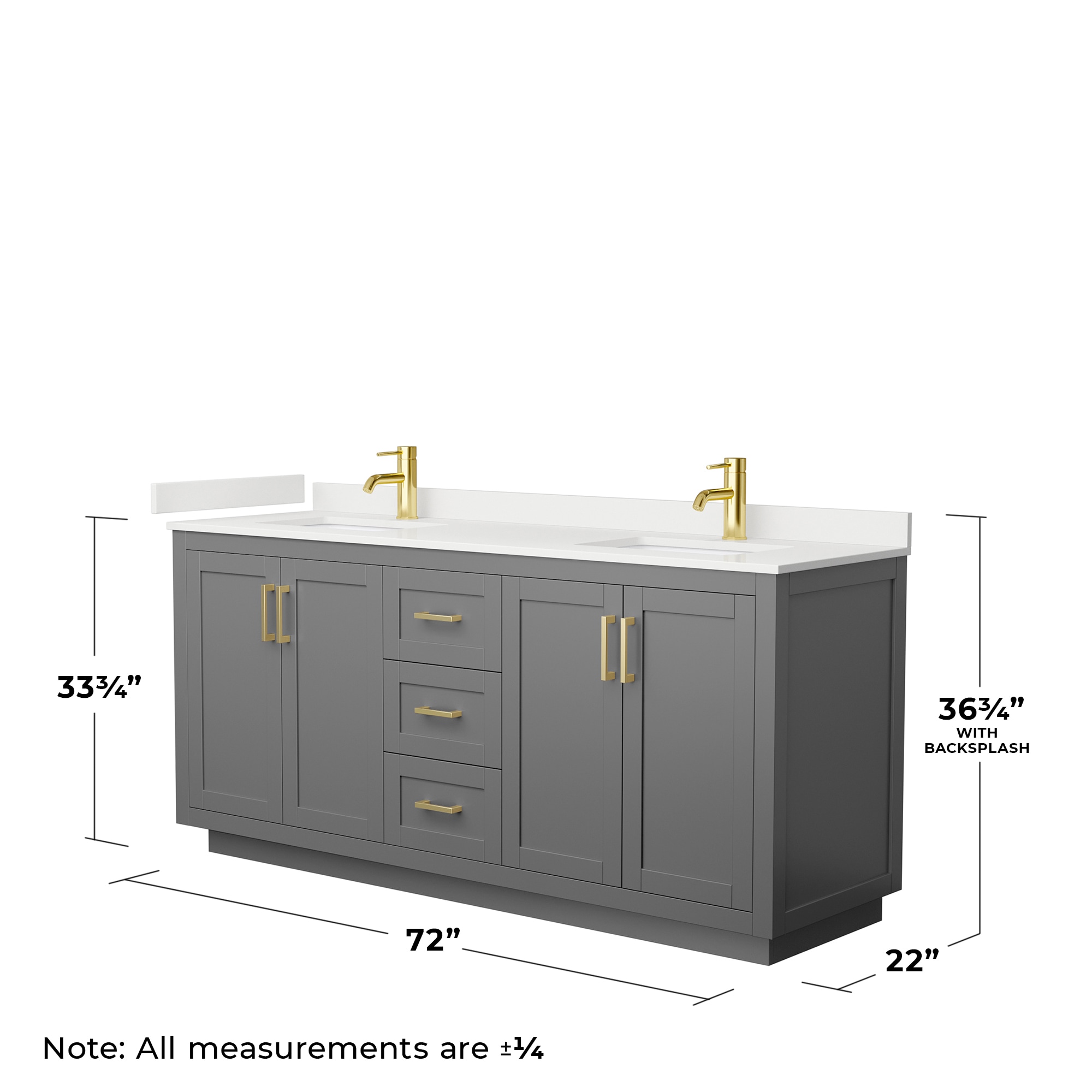 Wyndham Collection WCF292972DGGWQUNSMXX Bath-Vanity-Combo - View #5