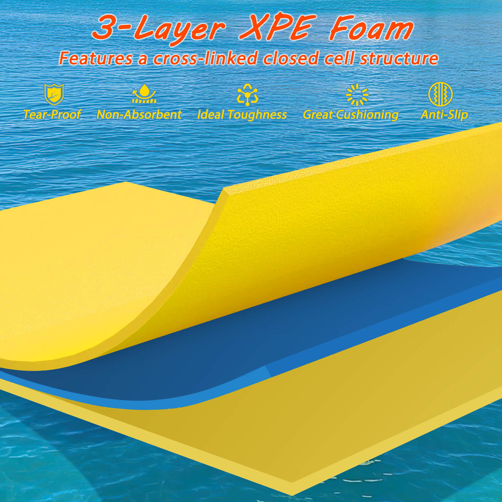 Costway CSHY005486 Pool-Toys-Floats - View #7