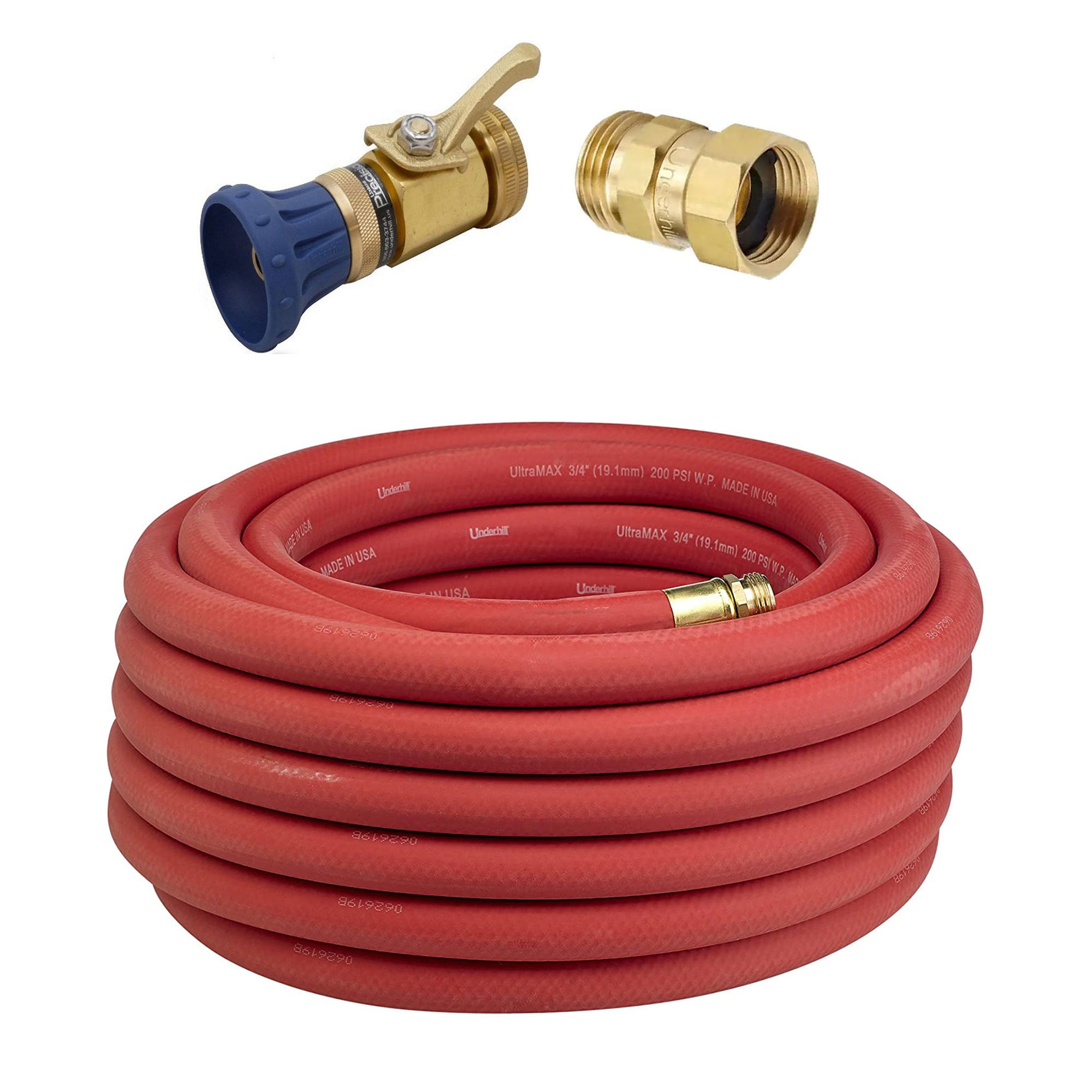 Underhill 310305 3/4-in x 50-ft Kink Free Plastic Red Hose