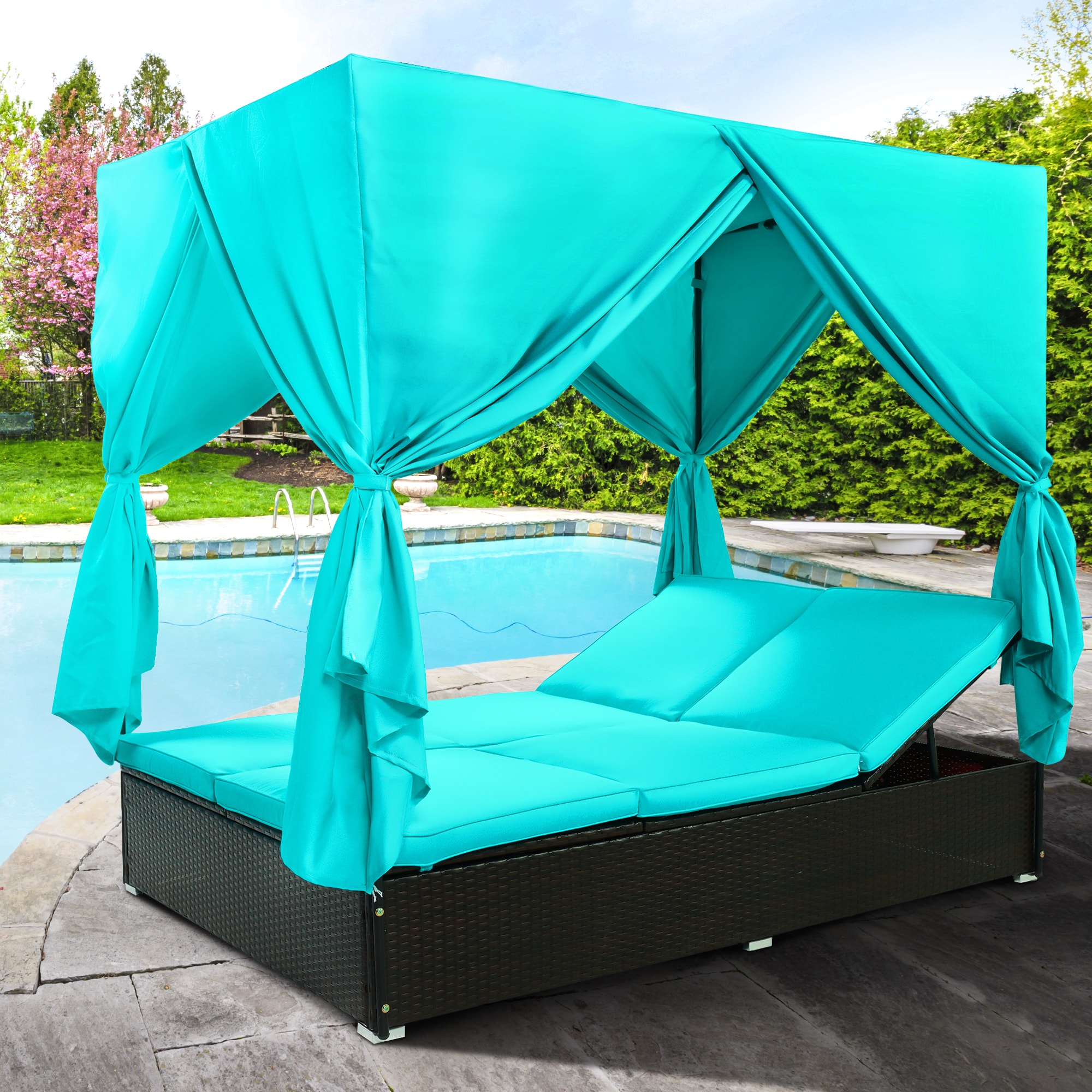 WELLFOR GGJOU004BL Patio-Sofas-Daybeds - View #2