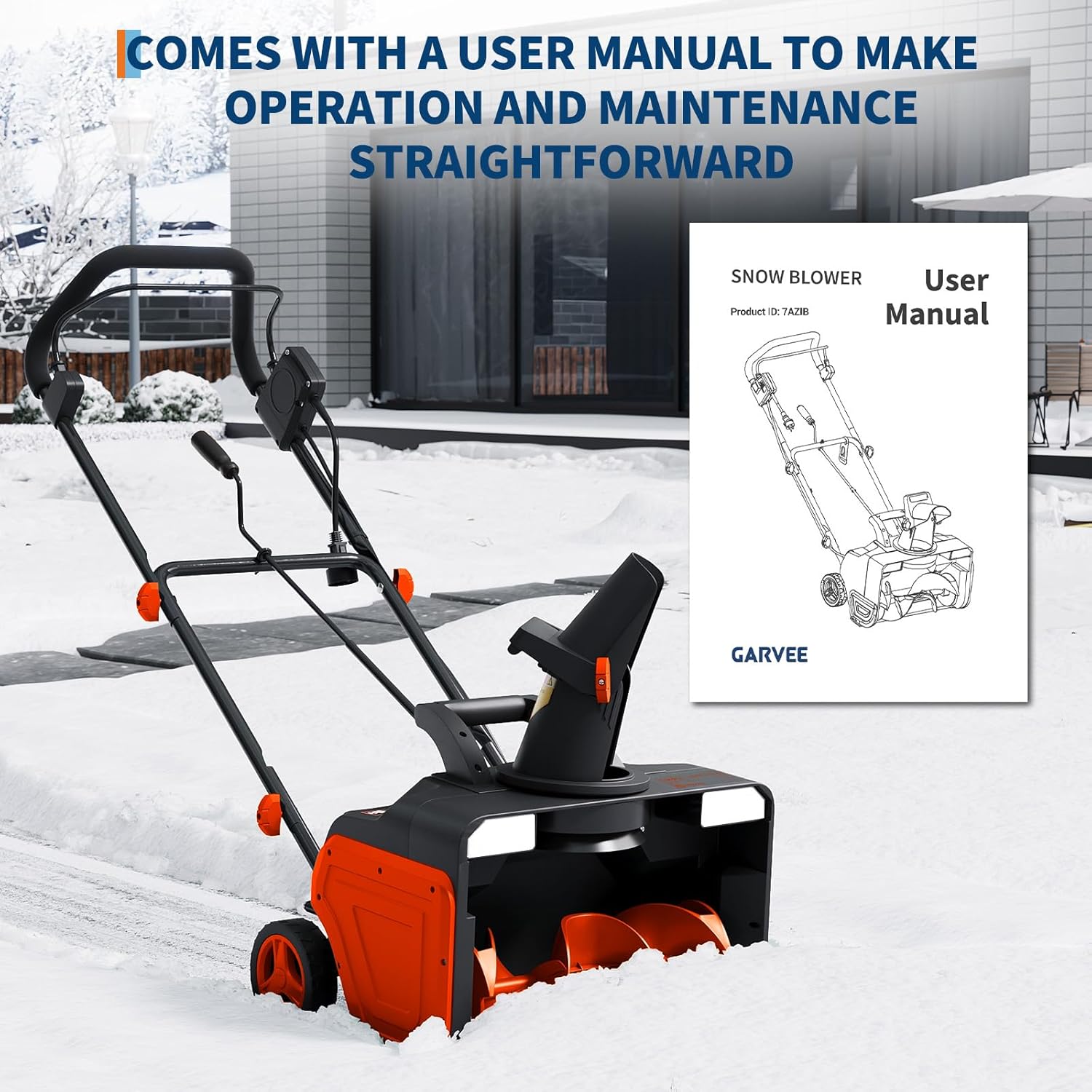 Garvee LHF-CXQ-QB206 Snow-Shovels - View #2