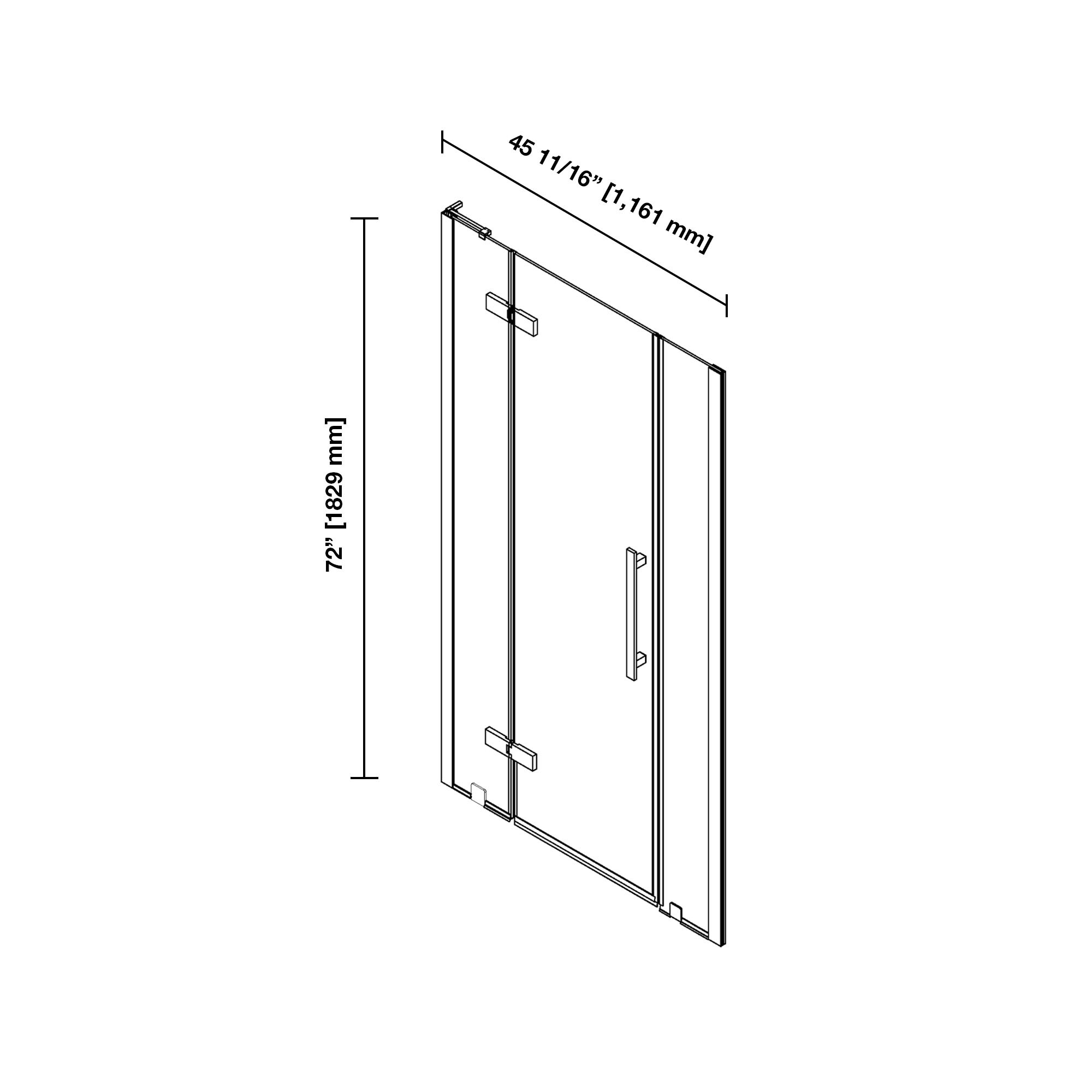 OVE Decors 15SGP-TAMP48-BLK Shower-Doors - View #4