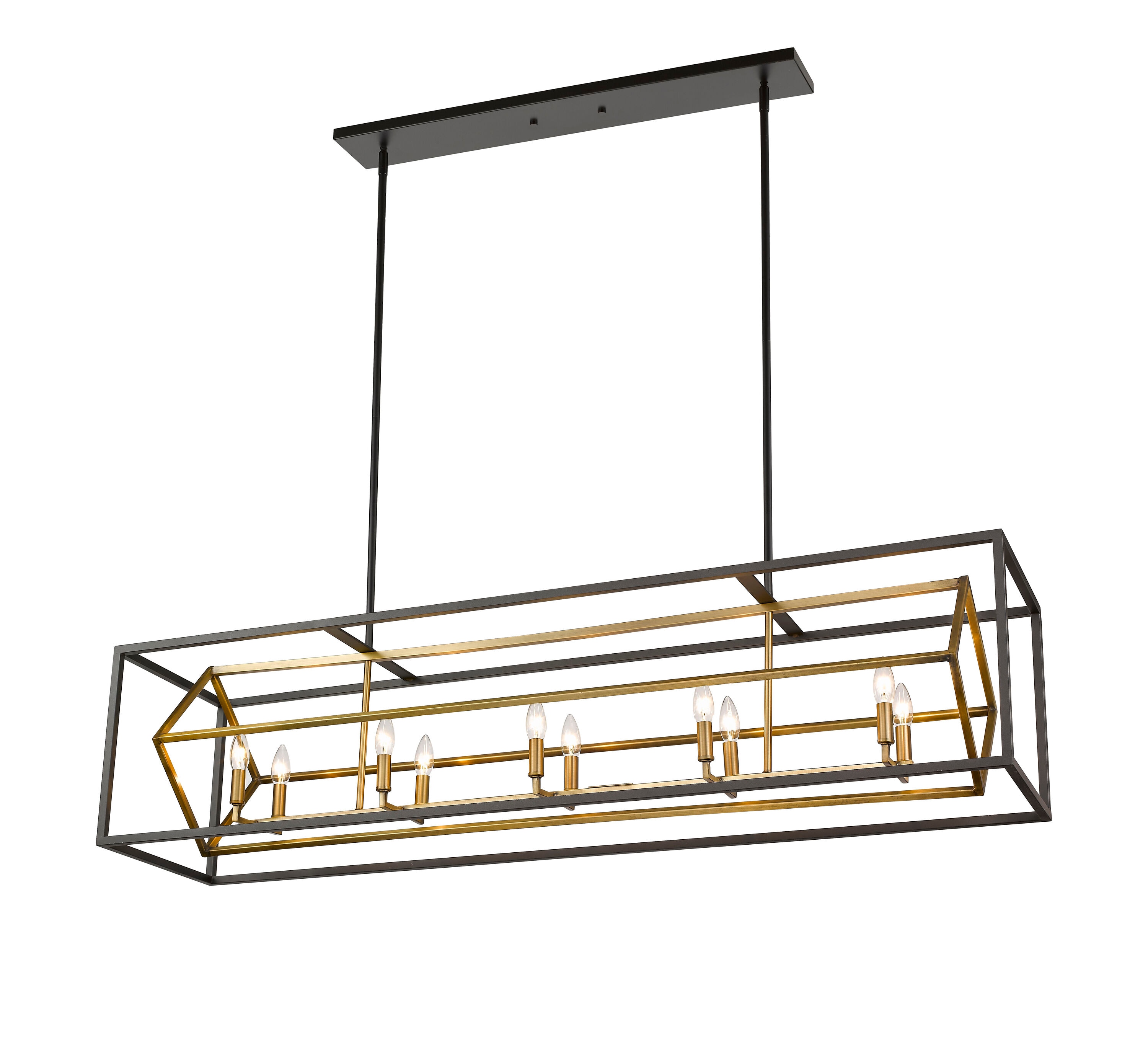Z-Lite 457-10L-OBR-BRZ Pool-Table-Lighting - View #3