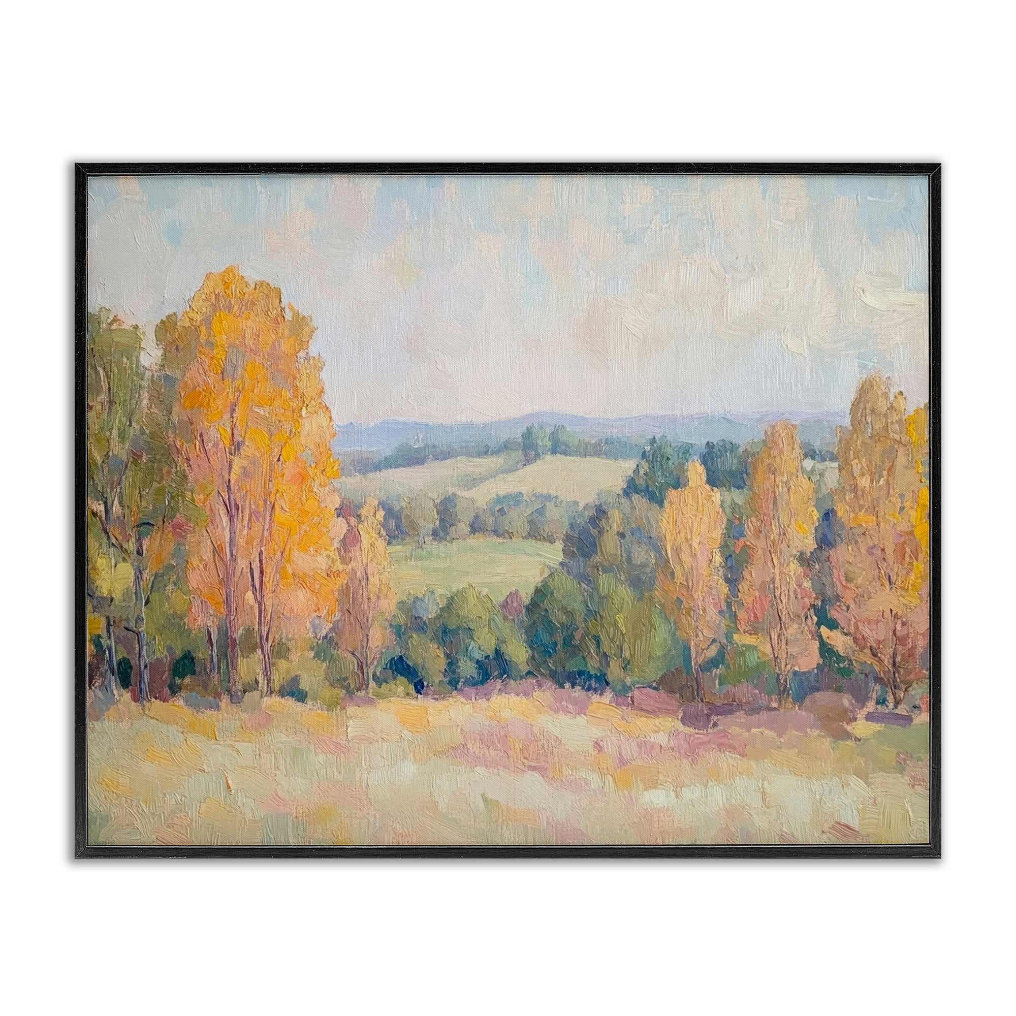 Stupell Industries BT-823-FR-16X20 Countryside in Autumn Framed Giclee design by Petal Prints Design