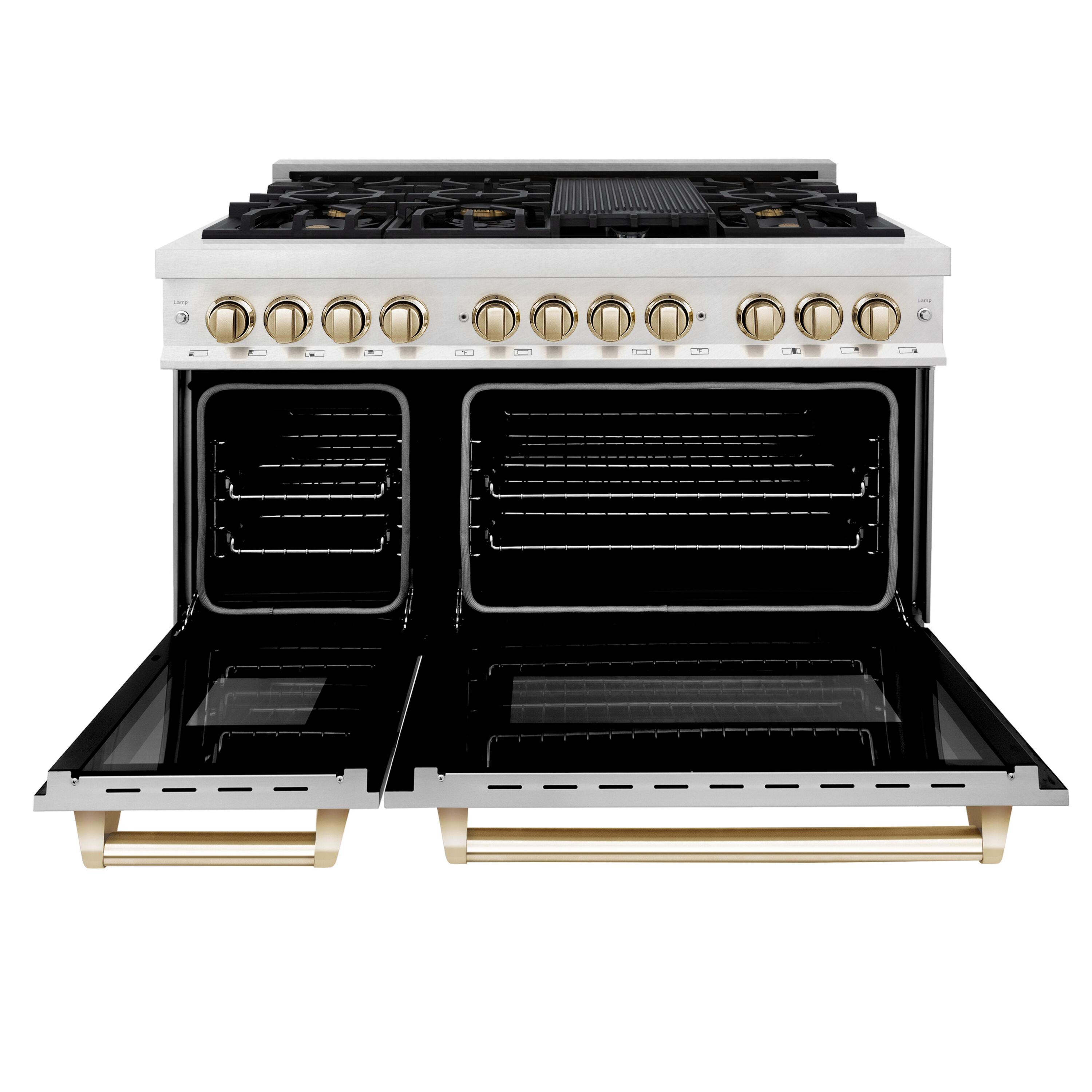 ZLINE KITCHEN & BATH RASZ-WM-48-G Double-Dual-Fuel-Ranges - View #5