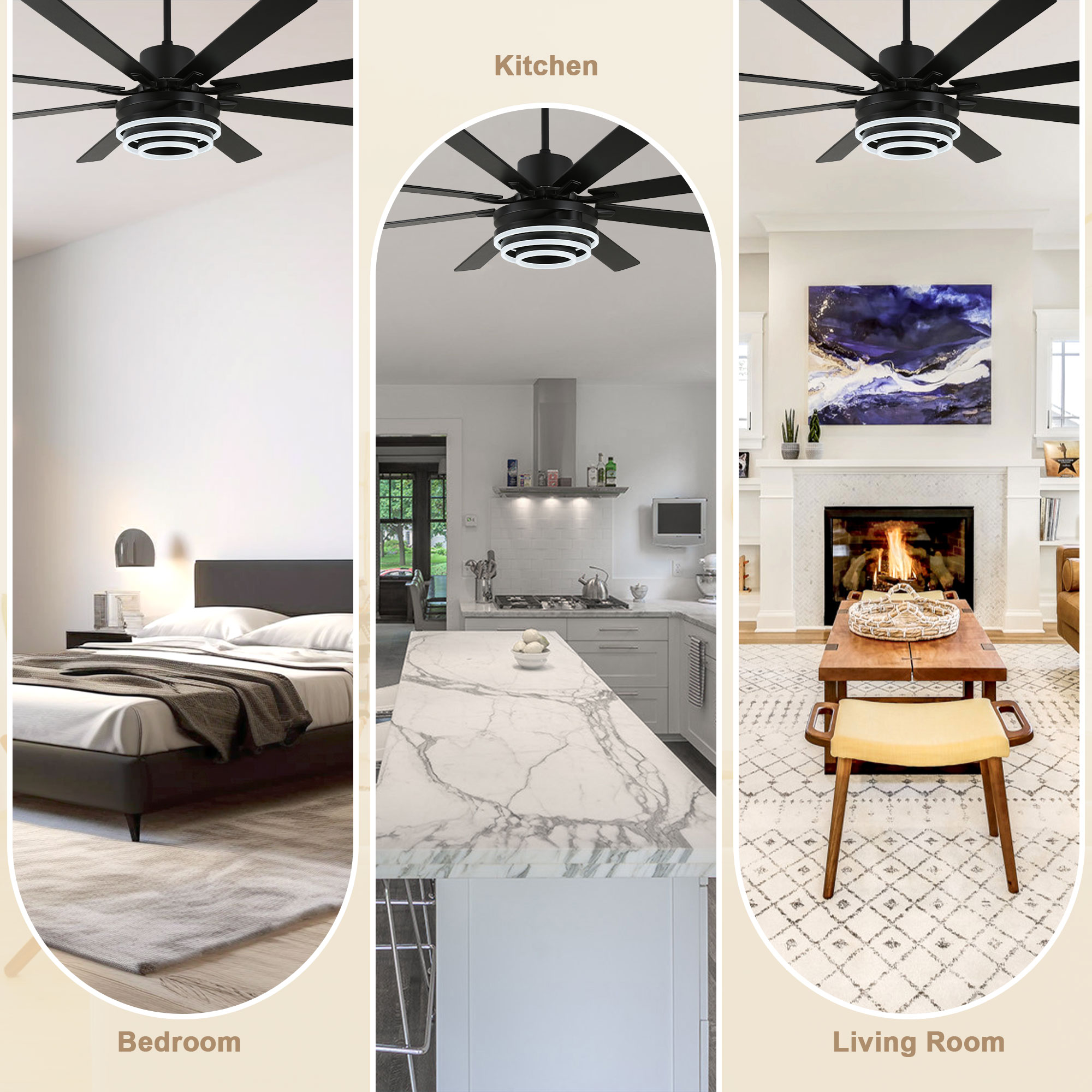 Bella Depot DCFSD7205-B Ceiling-Fans - View #3