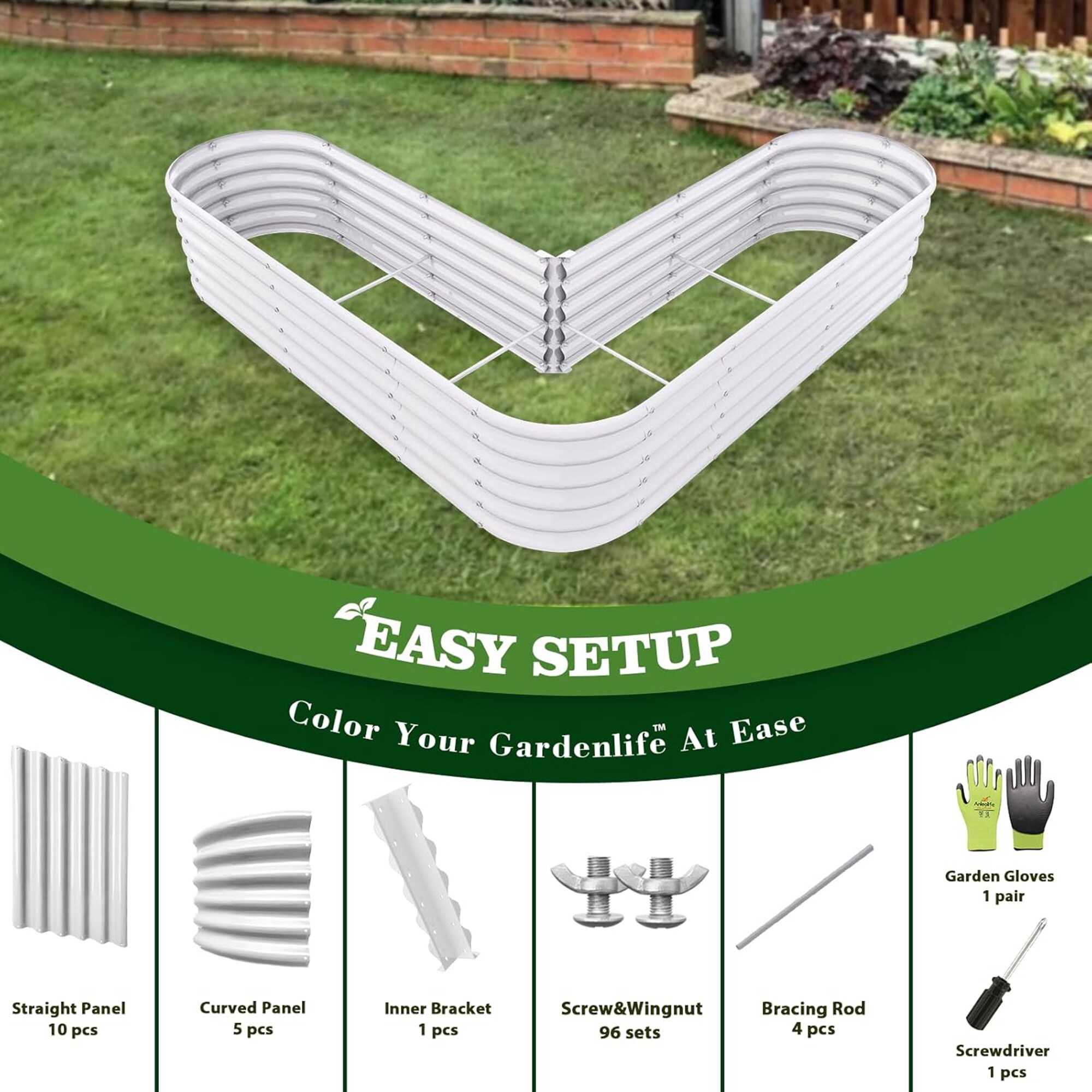 Runesay QCGABED04-08 Raised-Garden-Beds - View #5