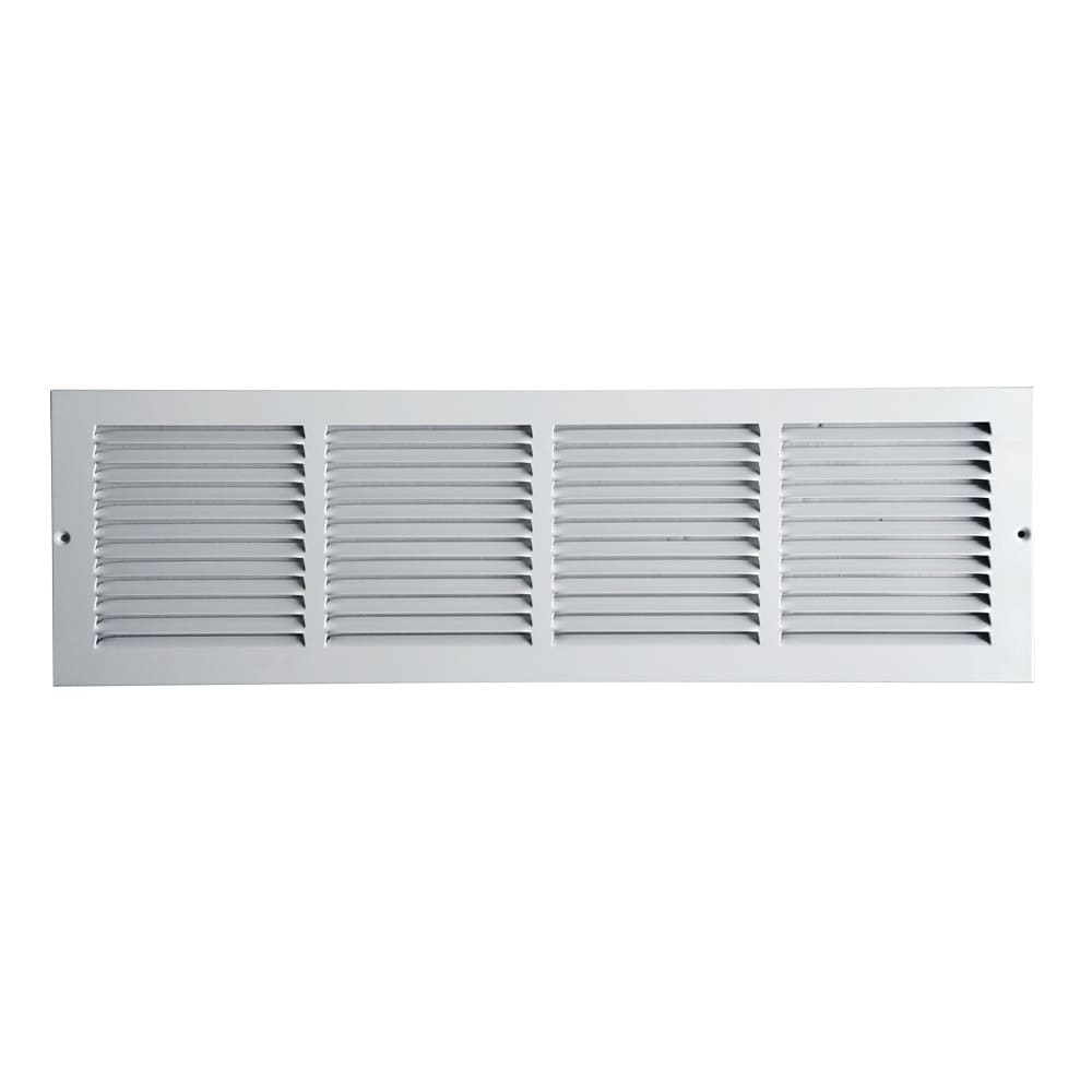 24 in. x 6 in. Steel Return Air Grille in White